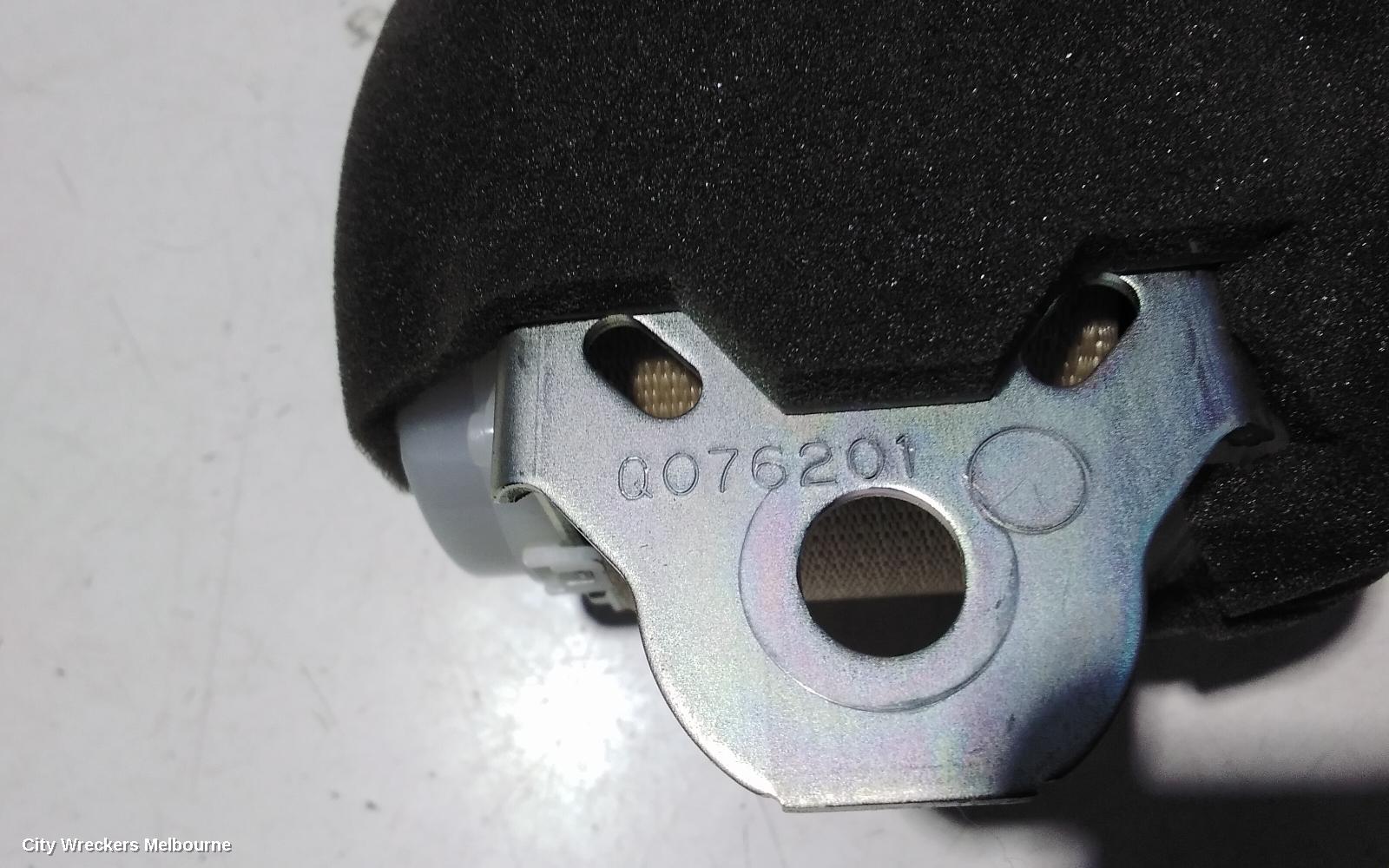 TOYOTA KLUGER SEATBELT/STALK, RH REAR 2ND ROW, SEAT BELT ONLY, GSU50-GSU55, 12/2013 - 02/2021