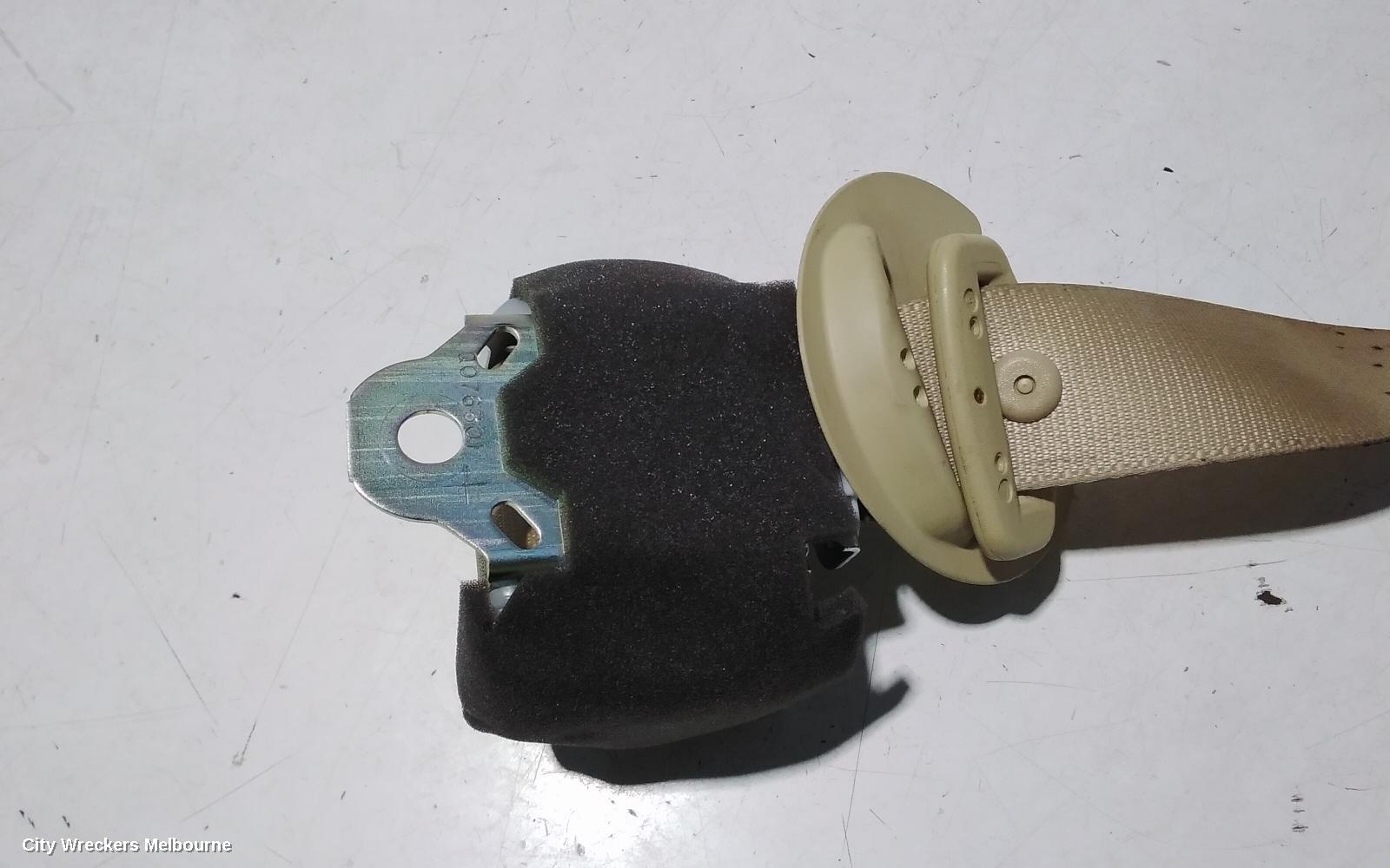 TOYOTA KLUGER SEATBELT/STALK, LH REAR 2ND ROW, SEAT BELT ONLY, GSU50-GSU55, 12/2013 - 02/2021