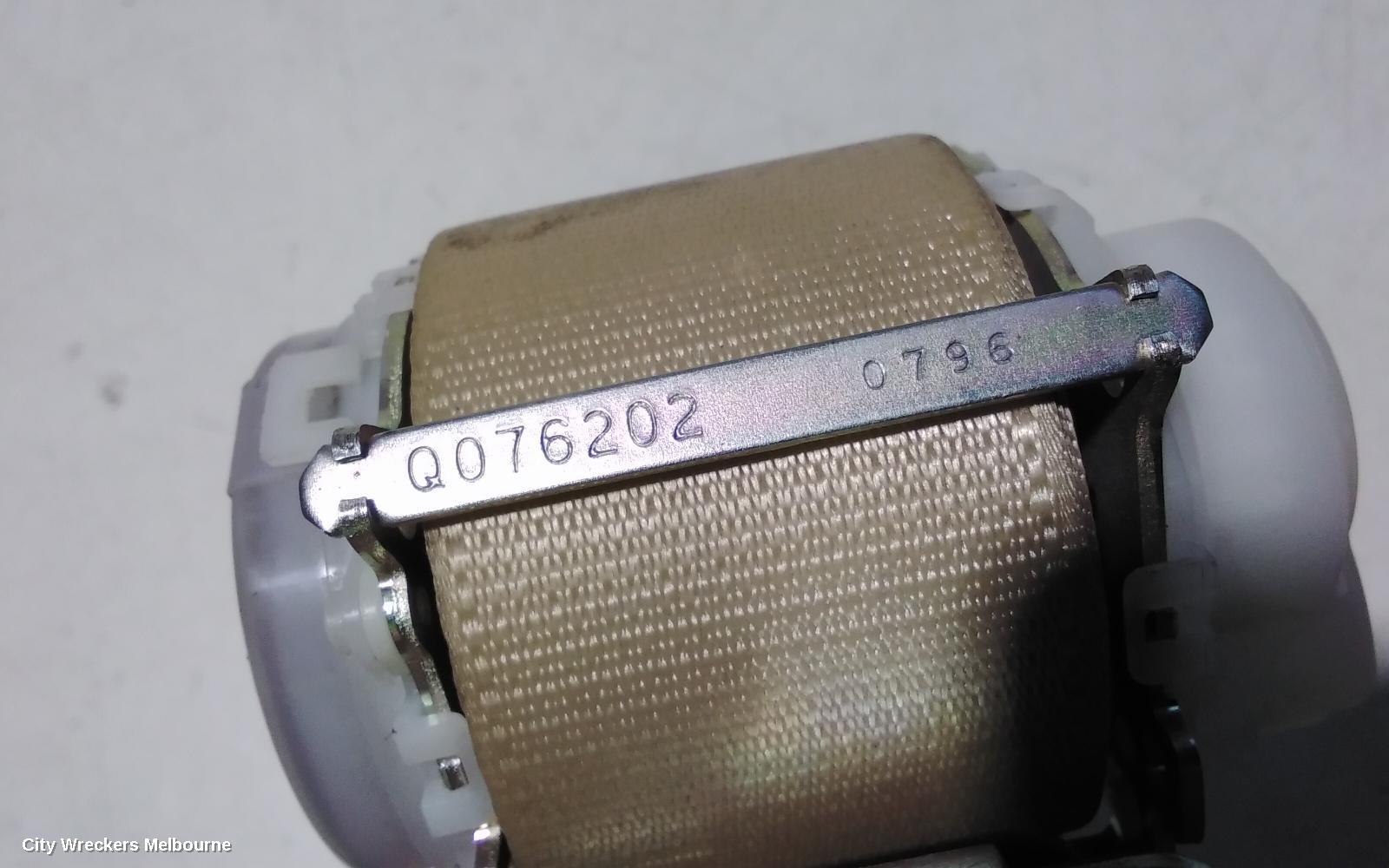 TOYOTA KLUGER SEATBELT/STALK, LH REAR 3RD ROW, SEAT BELT ONLY, GSU50-GSU55, 12/2013 - 02/2021