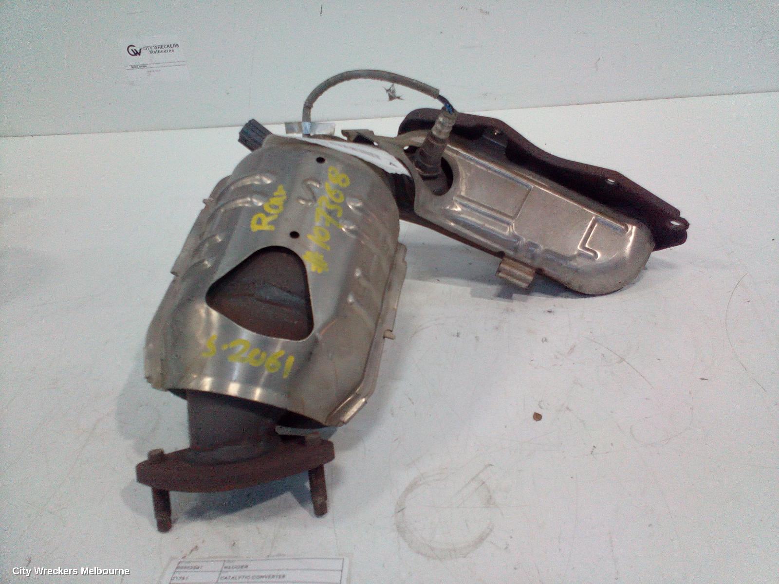 TOYOTA KLUGER CATALYTIC CONVERTER, MANIFOLD-CAT TYPE, 3.5, PETROL, REAR, GSU50/GSU55, 12/2013 - 10/2016