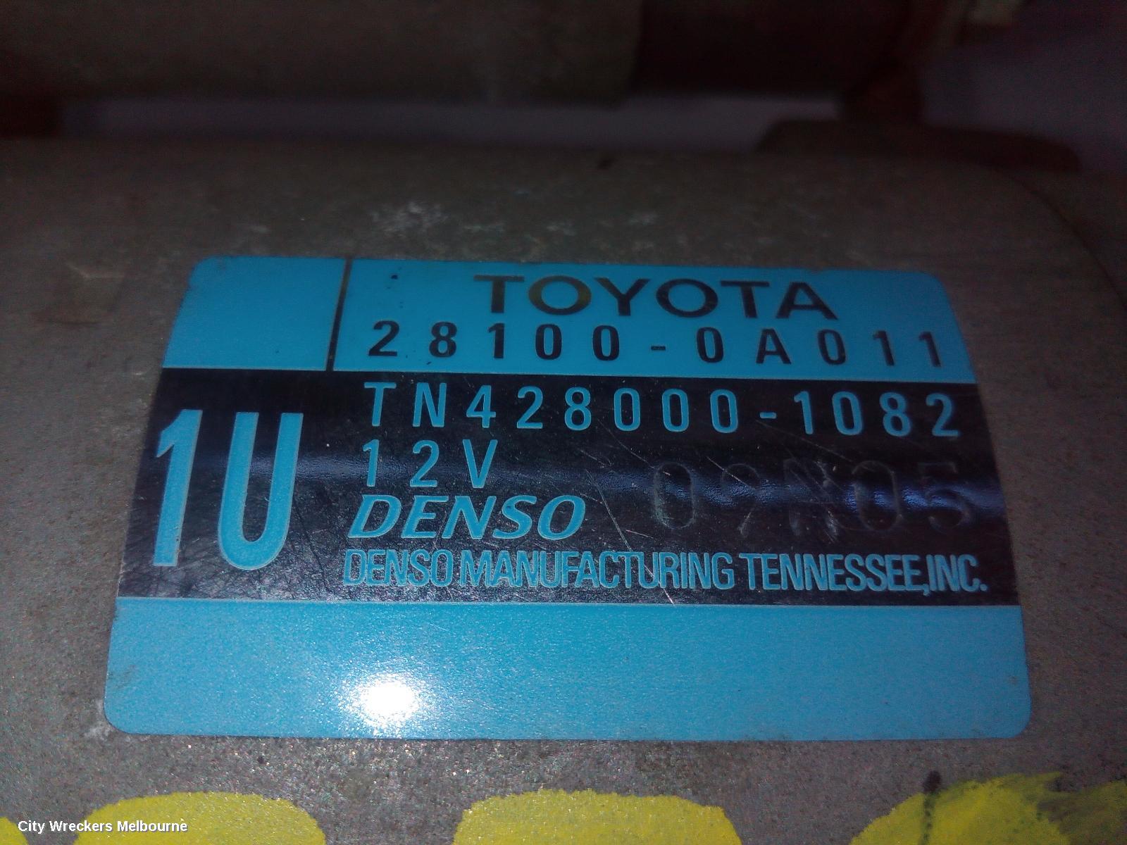 TOYOTA KLUGER STARTER, PETROL, 3.5, 2GR-FE, GSU50/GSU55, 12/2013 - 10/2016