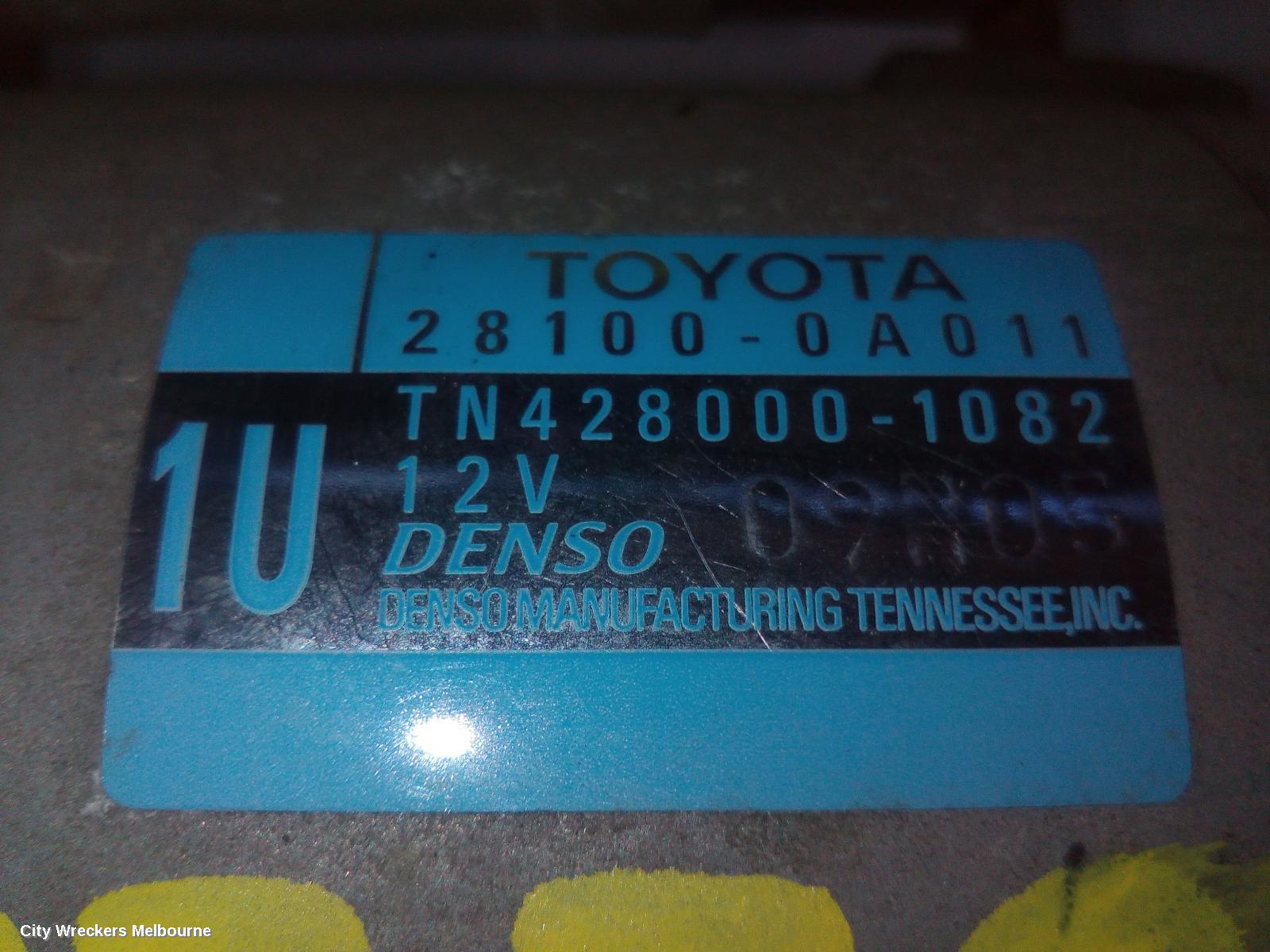 TOYOTA KLUGER STARTER, PETROL, 3.5, 2GR-FE, GSU50/GSU55, 12/2013 - 10/2016
