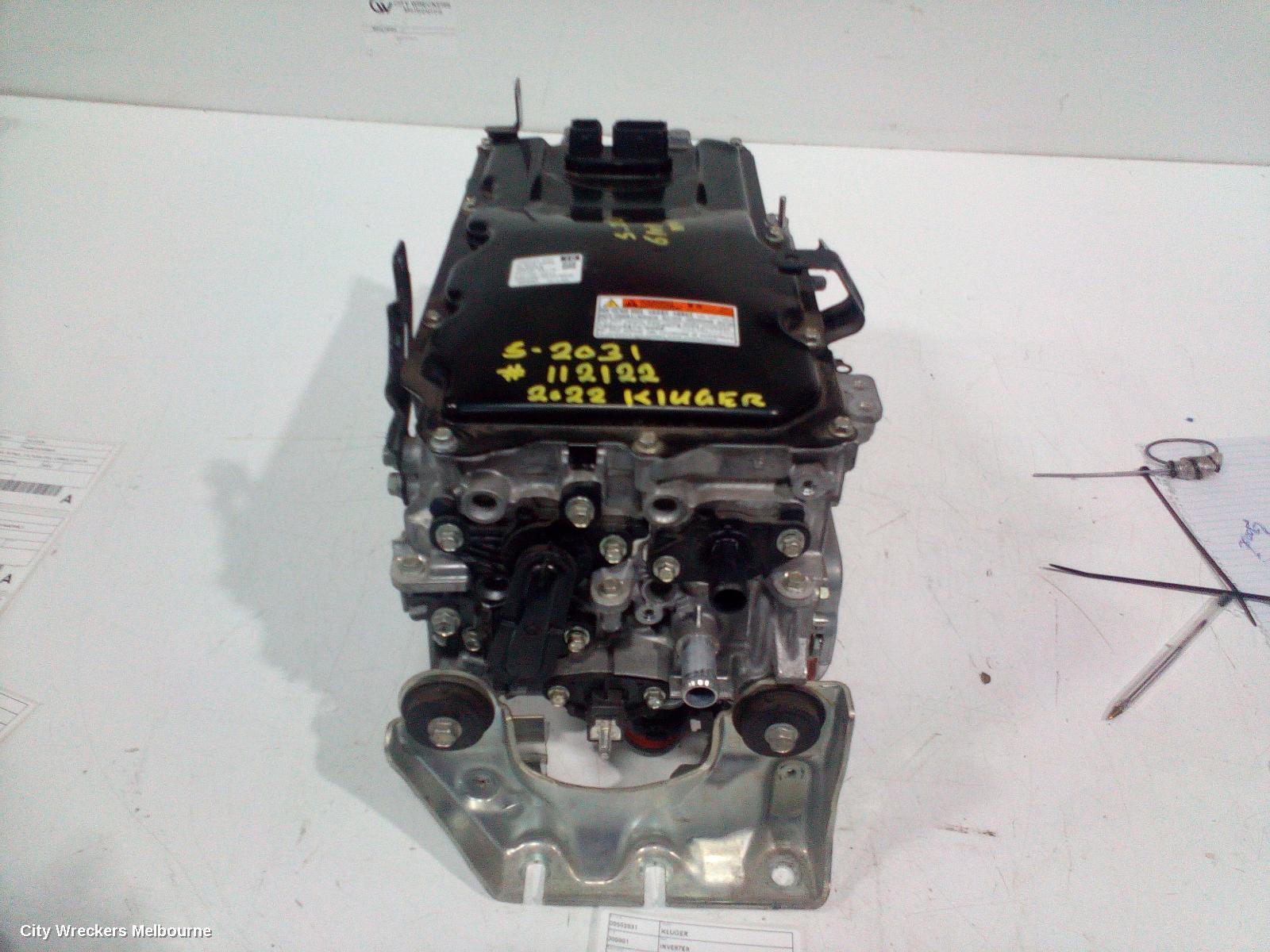 TOYOTA KLUGER INVERTER, AXUH78, HYBRID INVERTER, 2.5, PETROL, A25A-FXS, 03/2021 ONWARDS