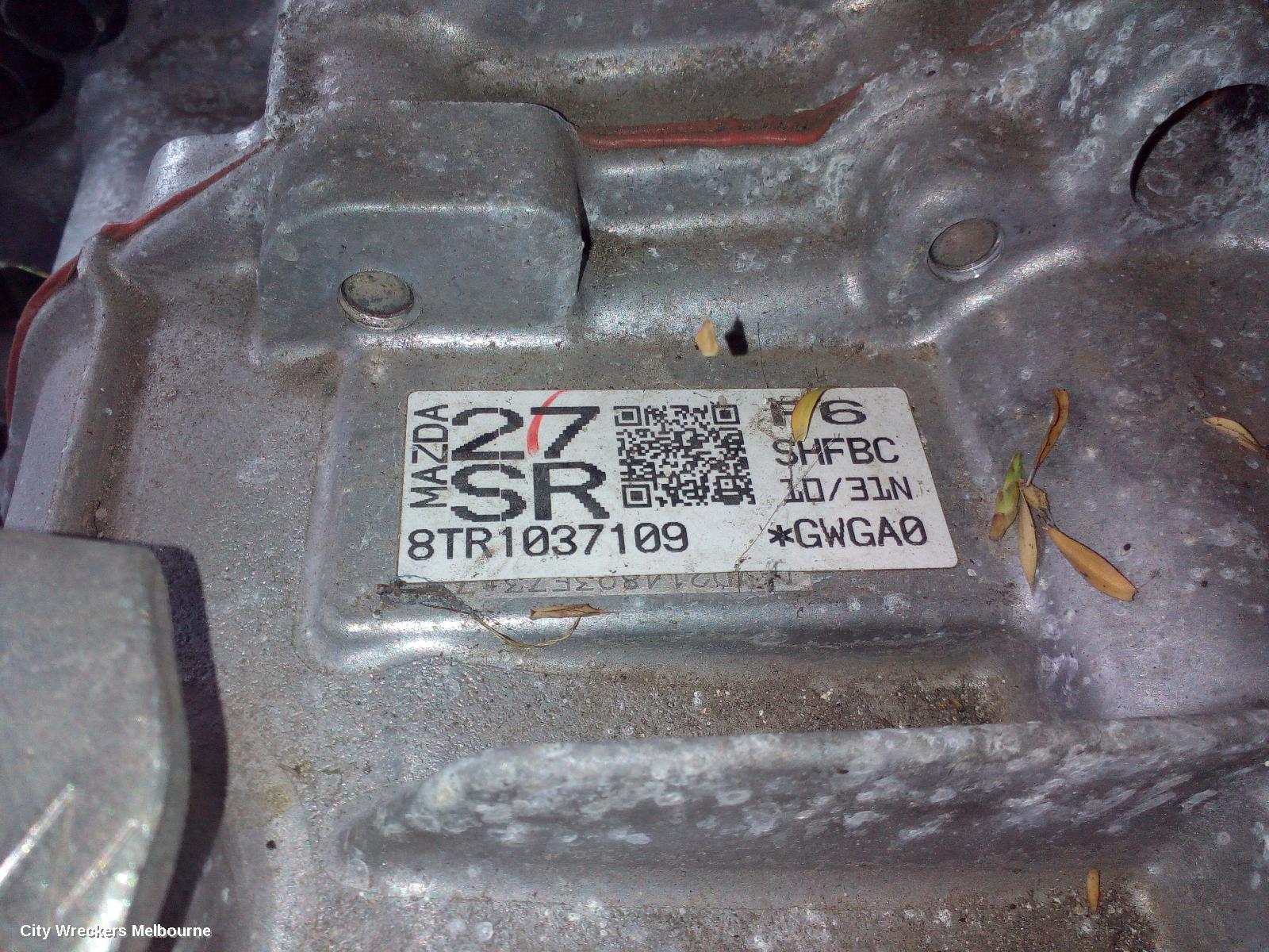 MAZDA CX8 TRANS/GEARBOX, AUTO, FWD, DIESEL, 2.2, BI-TURBO, KG, 05/2018 ONWARDS