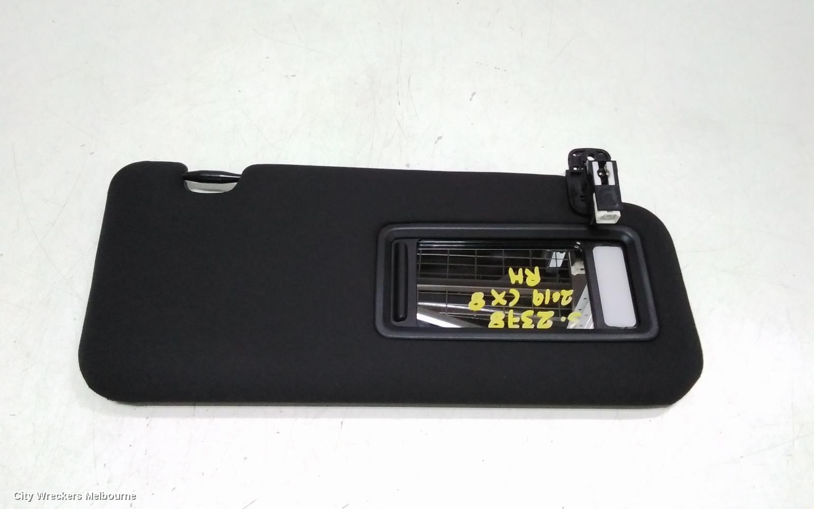 MAZDA CX8 SUNVISOR, KG, RH SIDE, 05/2018 ONWARDS