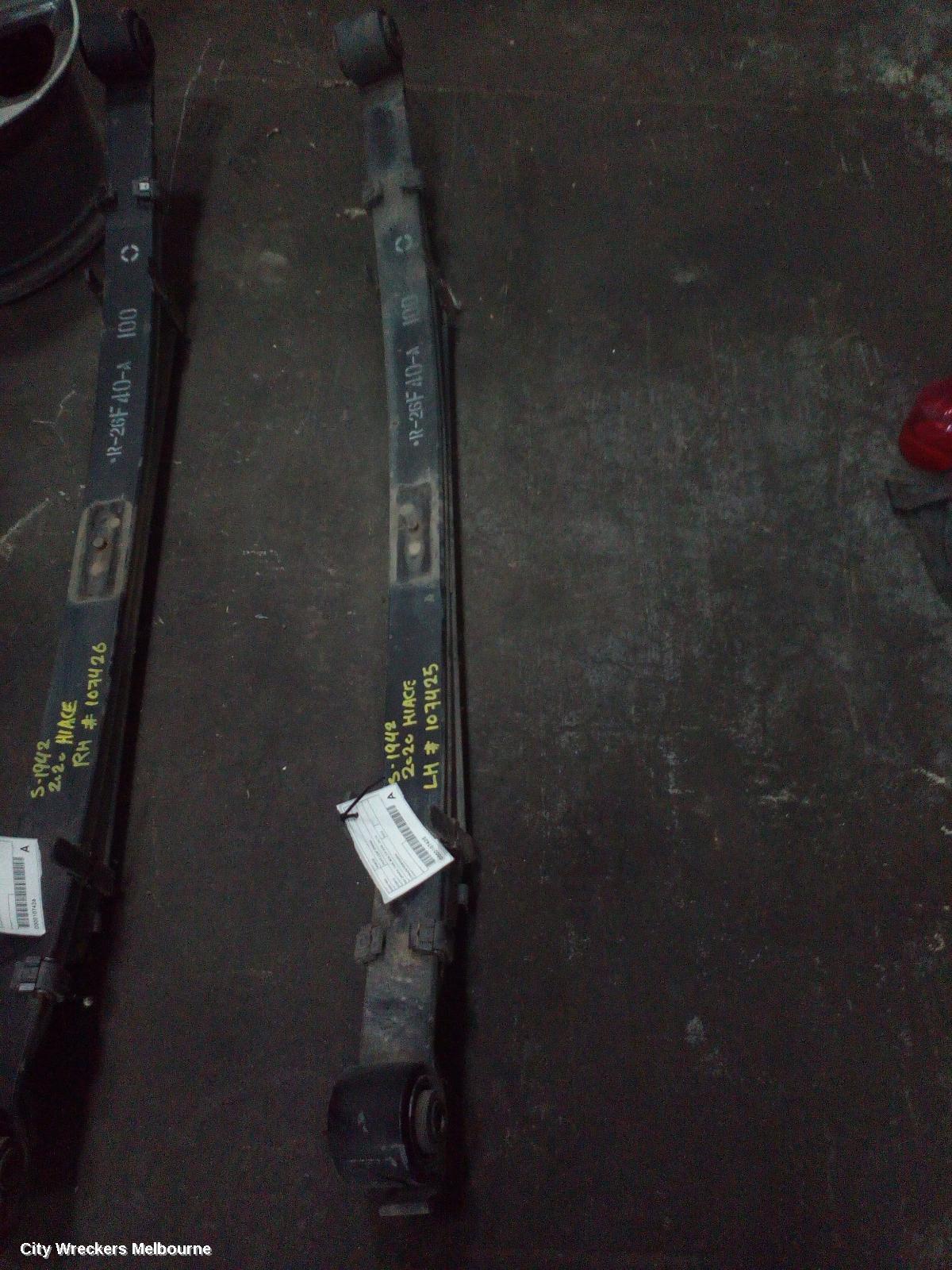 TOYOTA HIACE REAR LEAF SPRING, 300 SERIES, LWB, BUS, LH SIDE, 04/2019 ONWARDS