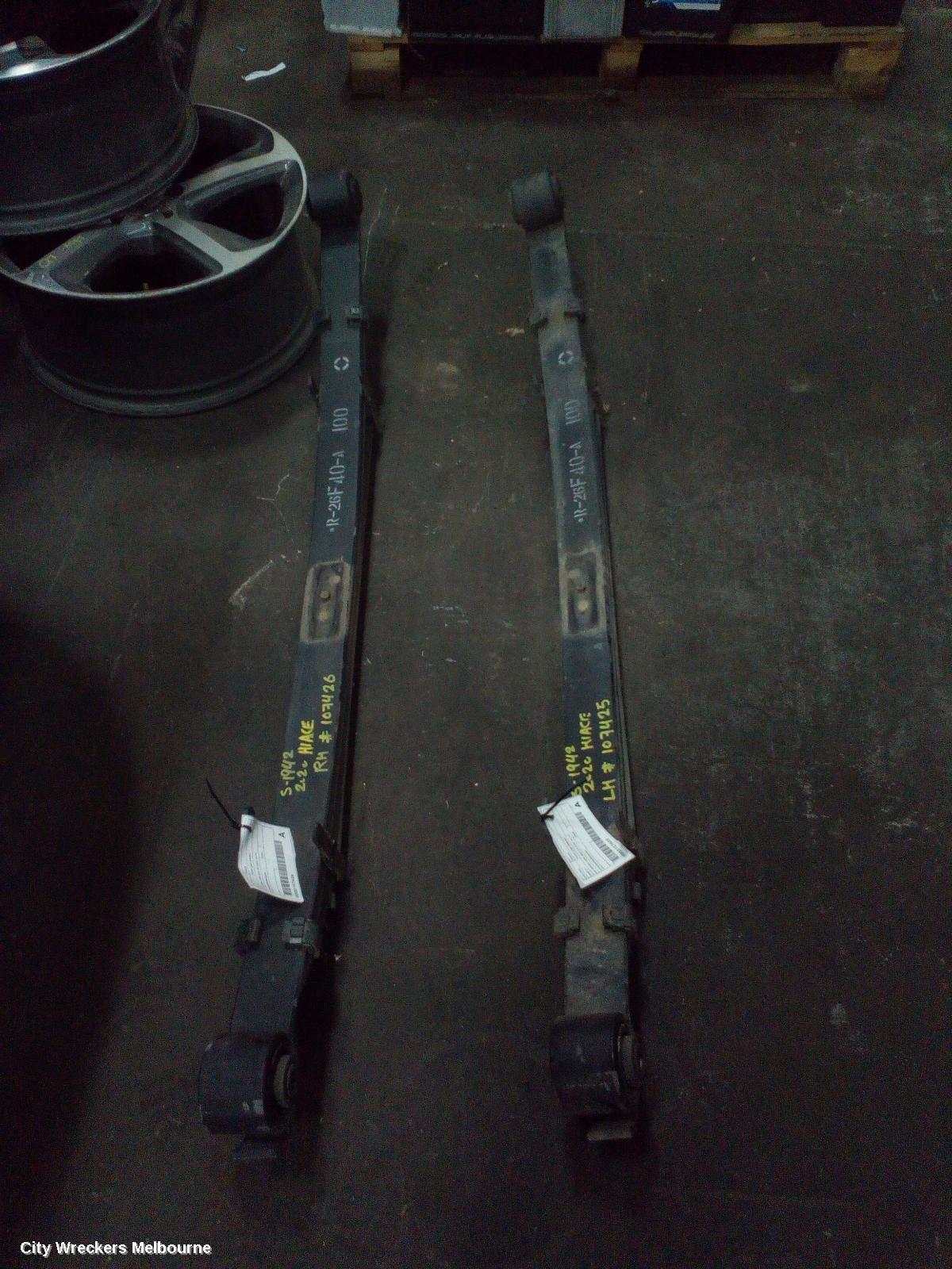 TOYOTA HIACE REAR LEAF SPRING, 300 SERIES, LWB, BUS, LH SIDE, 04/2019 ONWARDS