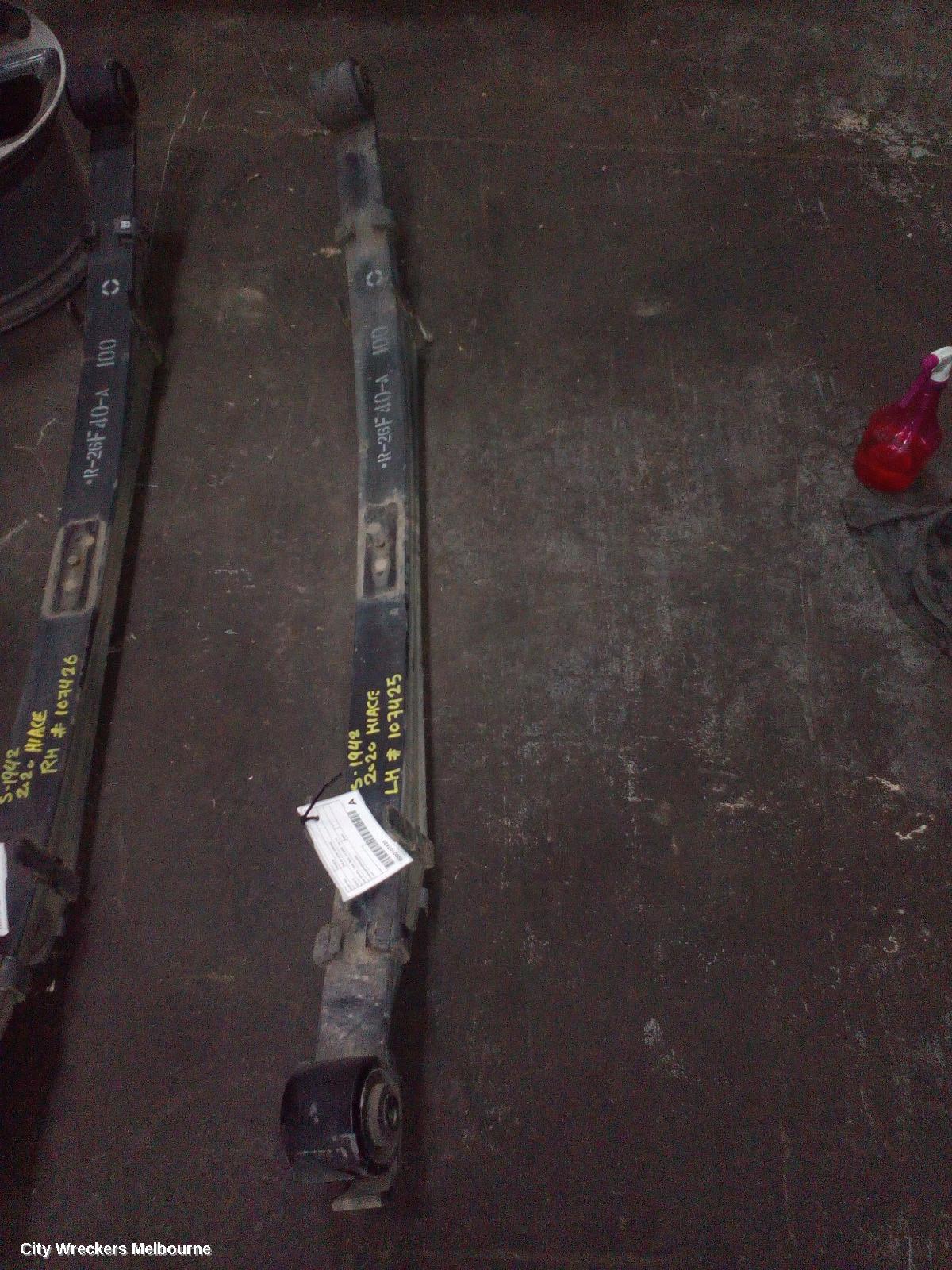 TOYOTA HIACE REAR LEAF SPRING, 300 SERIES, LWB, BUS, LH SIDE, 04/2019 ONWARDS