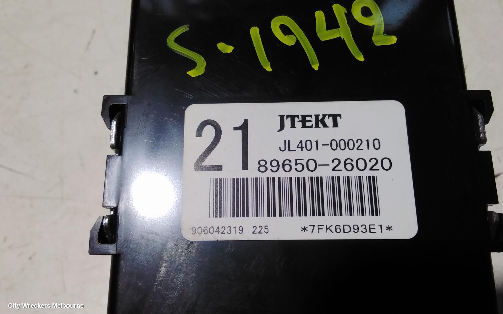 TOYOTA HIACE ECU, POWER STEERING ECU, 300 SERIES, 04/2019 ONWARDS