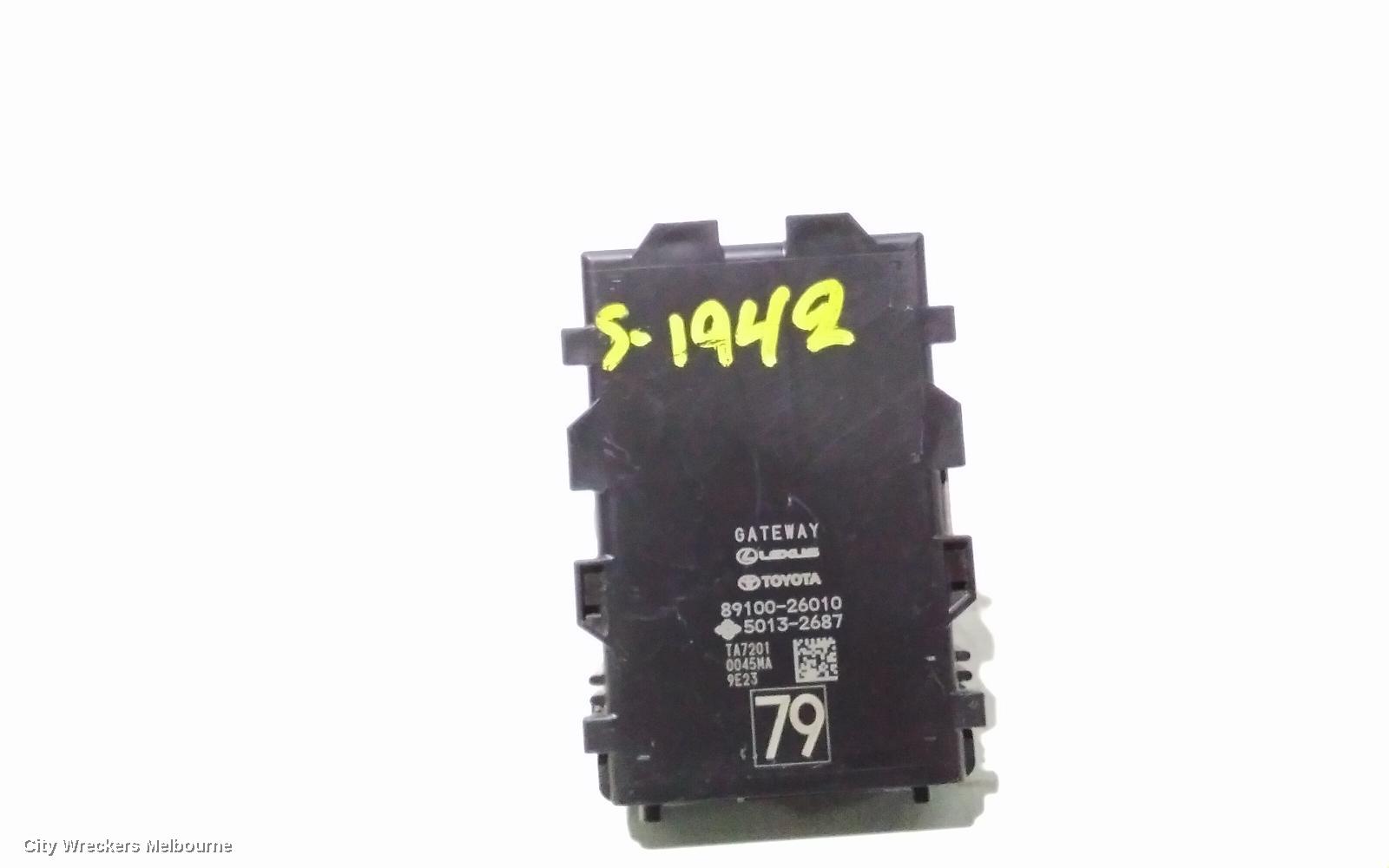 TOYOTA HIACE, 300 SERIES, 02/2019 ONWARDS, 89100-26010 COMPUTER ASSY, NETWORK GATEWAY: 107442