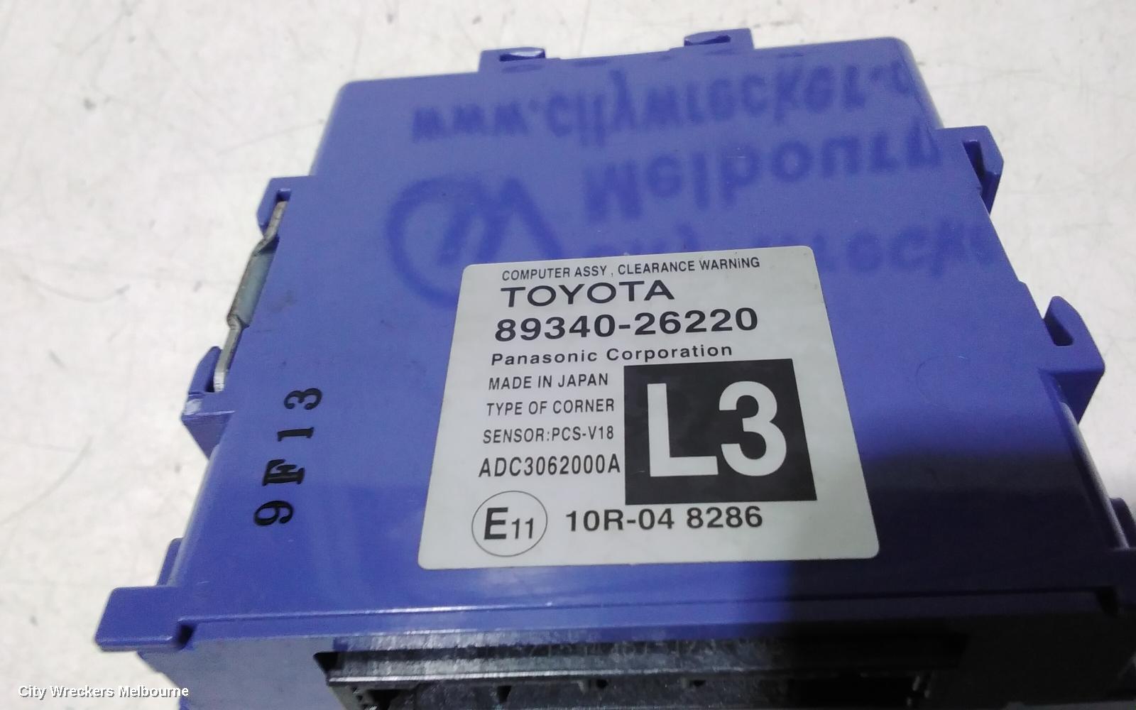 TOYOTA HIACE, 300 SERIES, 02/2019 ONWARDS, 89340-26220  COMPUTER ASSEMBLY CLEAR - : 107443