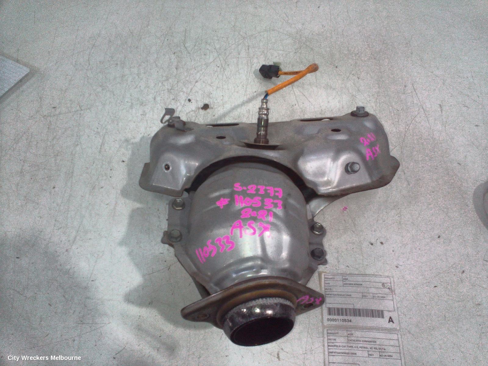 MITSUBISHI ASX CATALYTIC CONVERTER, MANIFOLD-CAT TYPE, 2.0, PETROL, XC-XD, 09/2016 ONWARDS