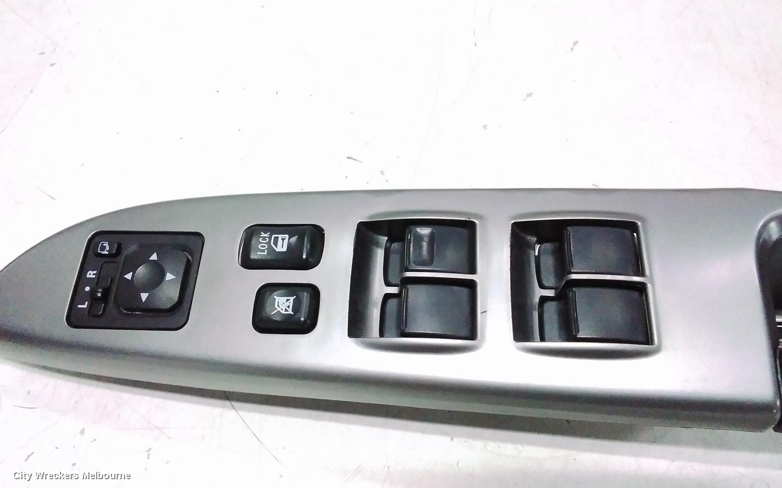 MITSUBISHI ASX PWR DR WIND SWITCH, RH FRONT (MASTER SWITCH), XB-XD, 07/2013 ONWARDS
