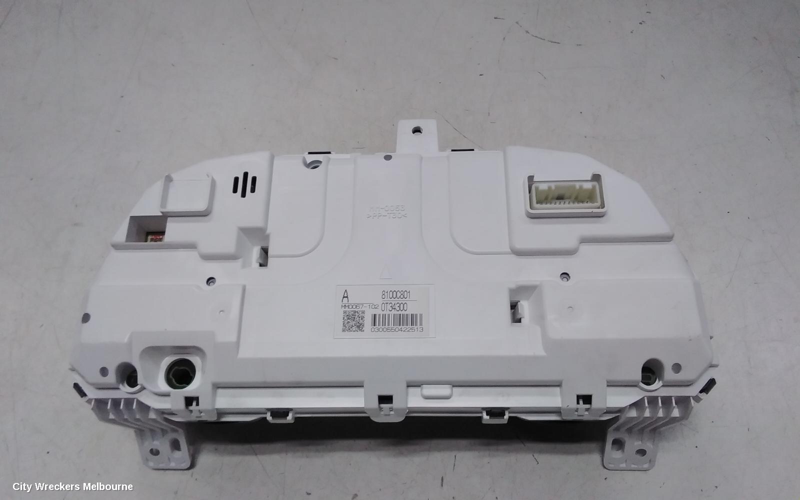MITSUBISHI ASX INSTRUMENT CLUSTER, PETROL, AUTO T/M, XA-XD, 05/2010 ONWARDS