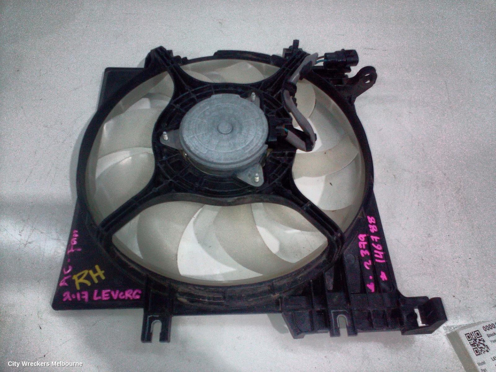 SUBARU LEVORG FAN, AC FAN (RH SIDE), V1, 05/2016 - 12/2020