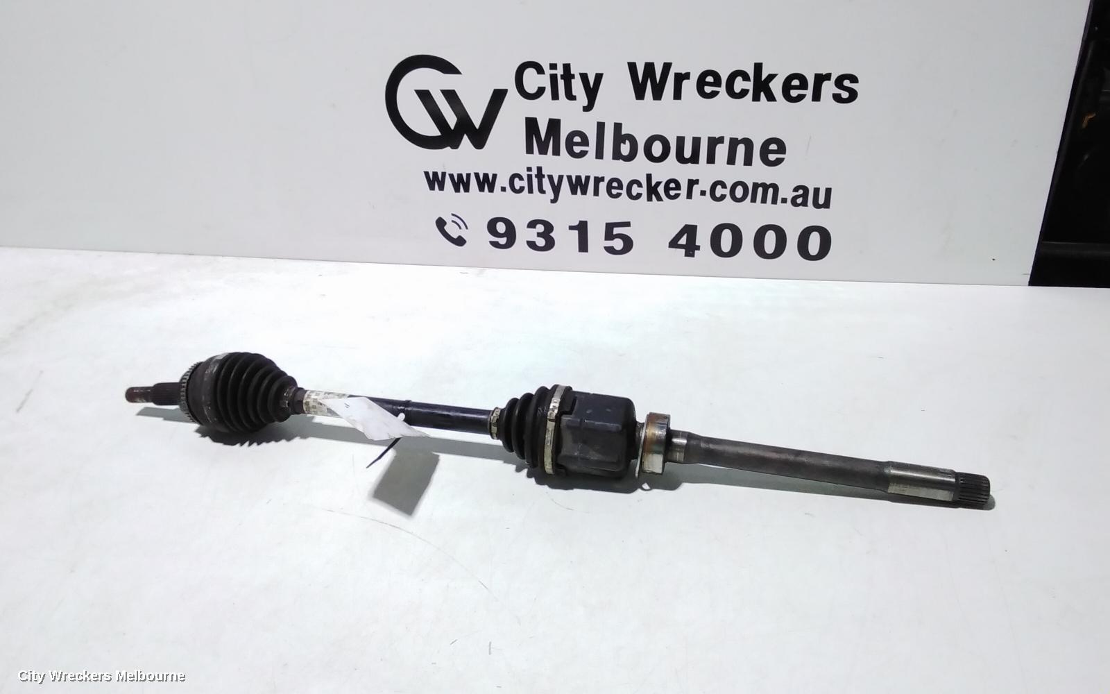 TOYOTA KLUGER RIGHT DRIVESHAFT, FRONT, AUTO, AWD, PETROL, 3.5, 2GR-FE, U660F, GSU50-GSU55, 12/2013 - 10/2016