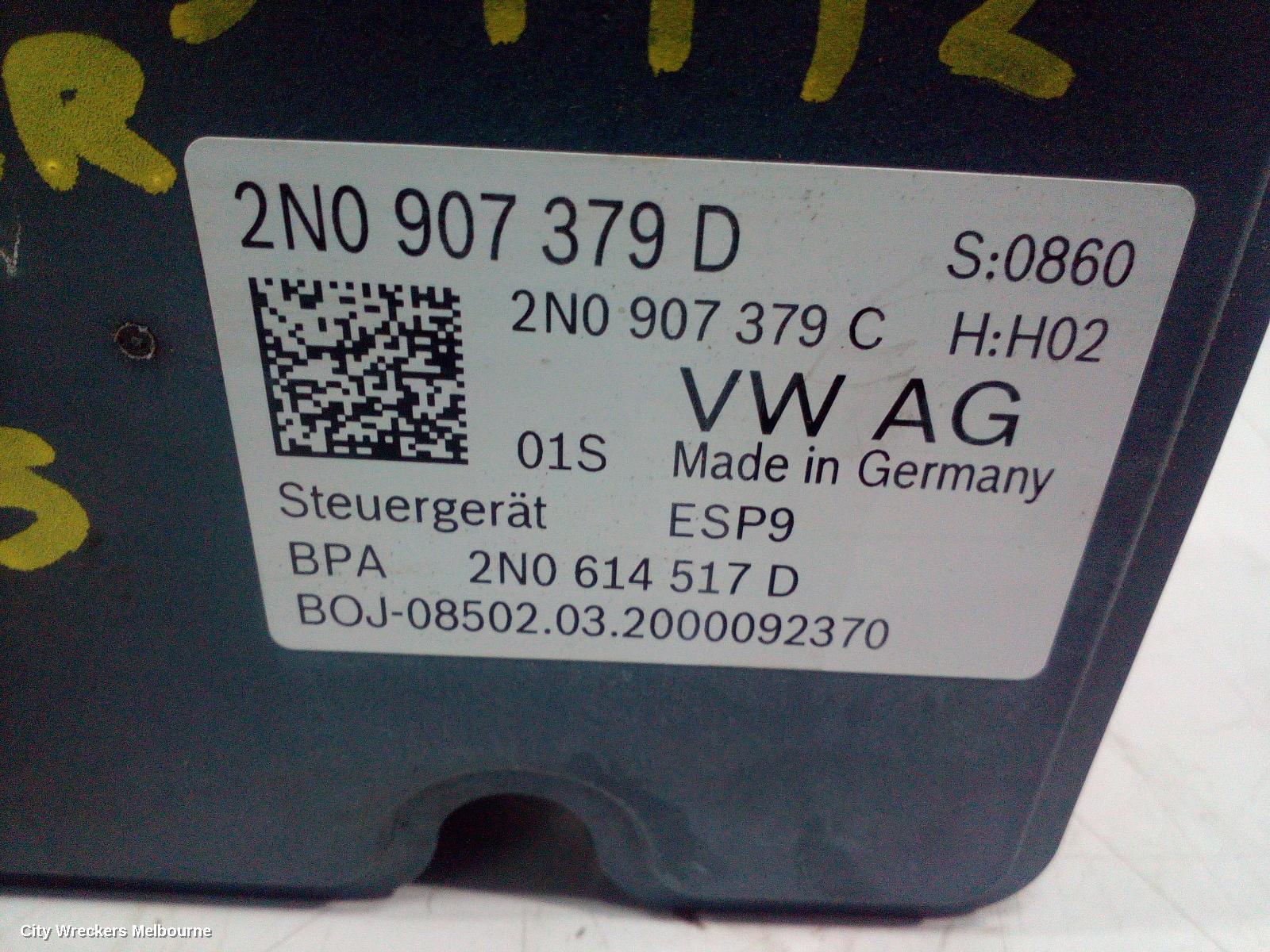 VOLKSWAGEN CRAFTER ABS PUMP/MODULATOR, SY1, 08/2017 ONWARDS
