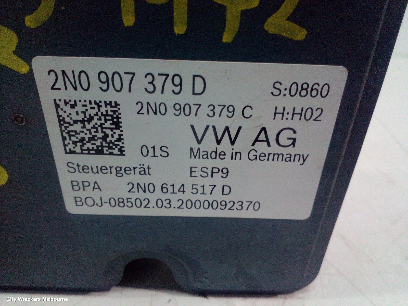 VOLKSWAGEN CRAFTER ABS PUMP/MODULATOR, SY1, 08/2017 ONWARDS