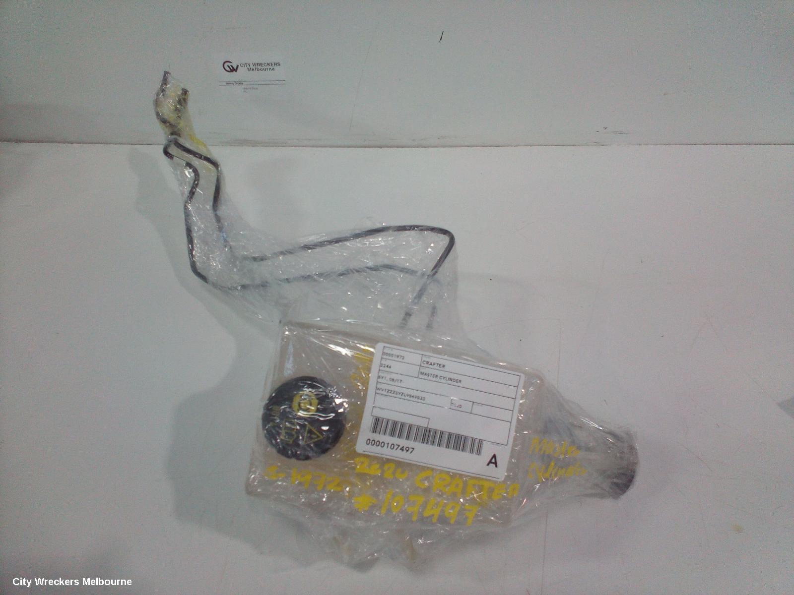 VOLKSWAGEN CRAFTER MASTER CYLINDER, SY1, 08/2017 ONWARDS