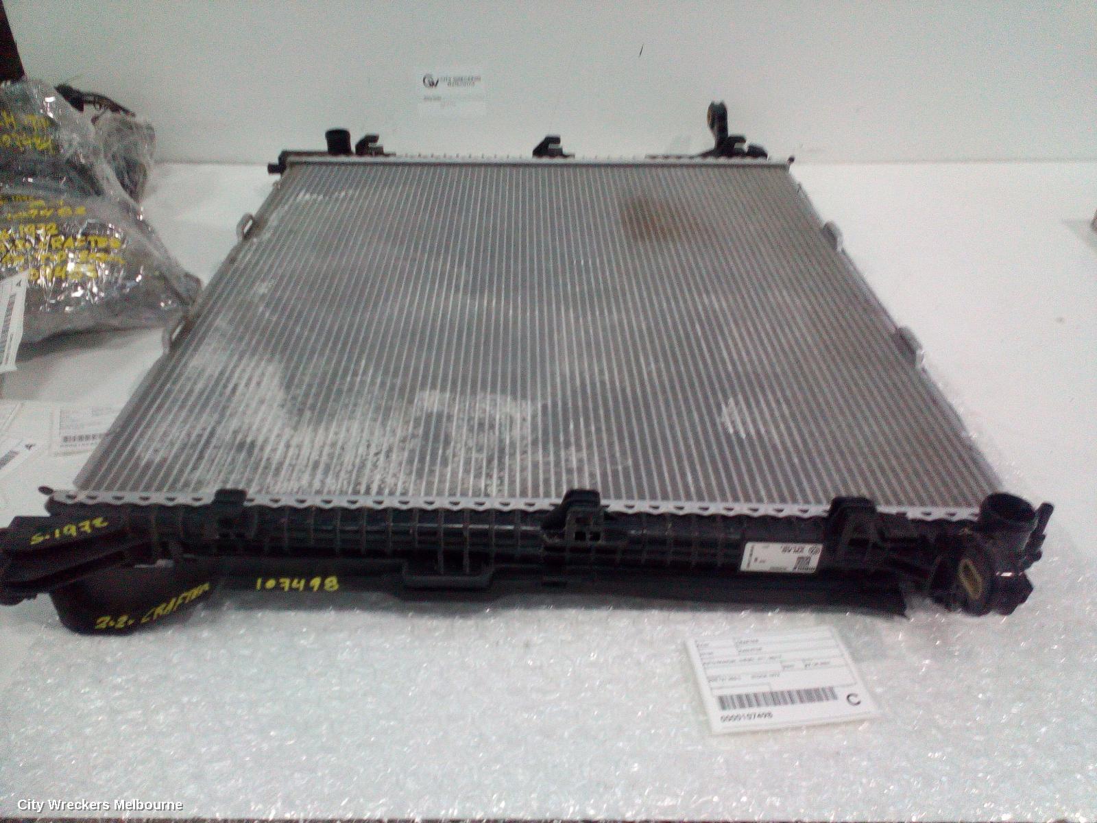 VOLKSWAGEN CRAFTER RADIATOR, AUTO/MANUAL, DIESEL, SY1, 08/2017 ONWARDS