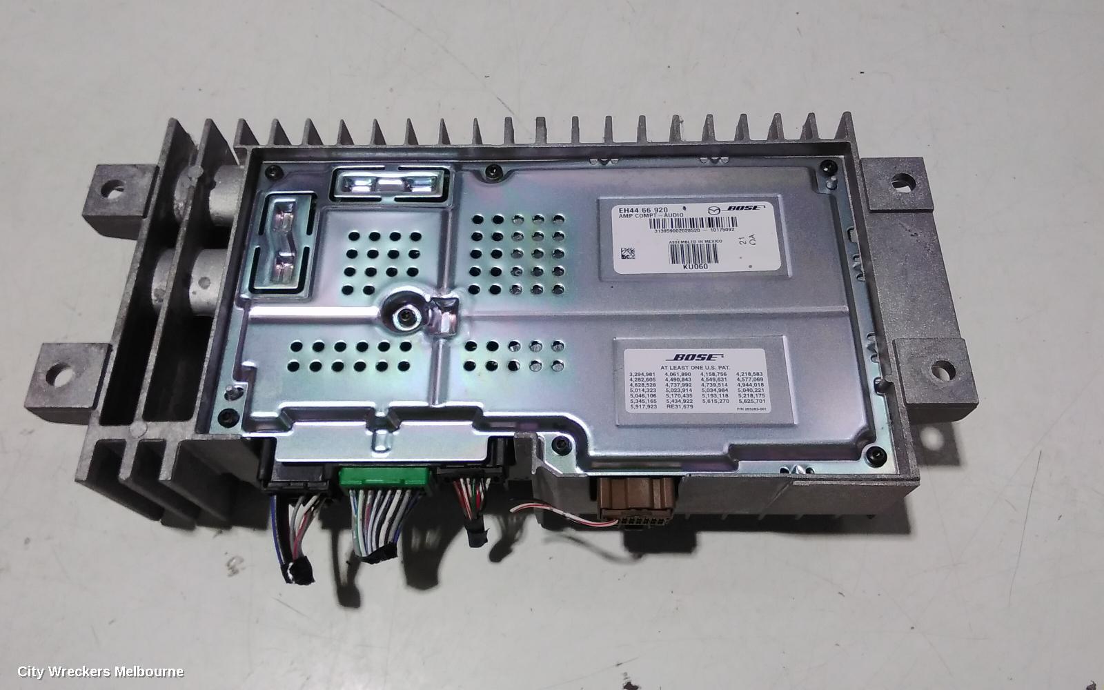 MAZDA CX7 RADIO/CD/DVD/SAT/TV, AMPLIFIER, ER, 06/2009 - 02/2012