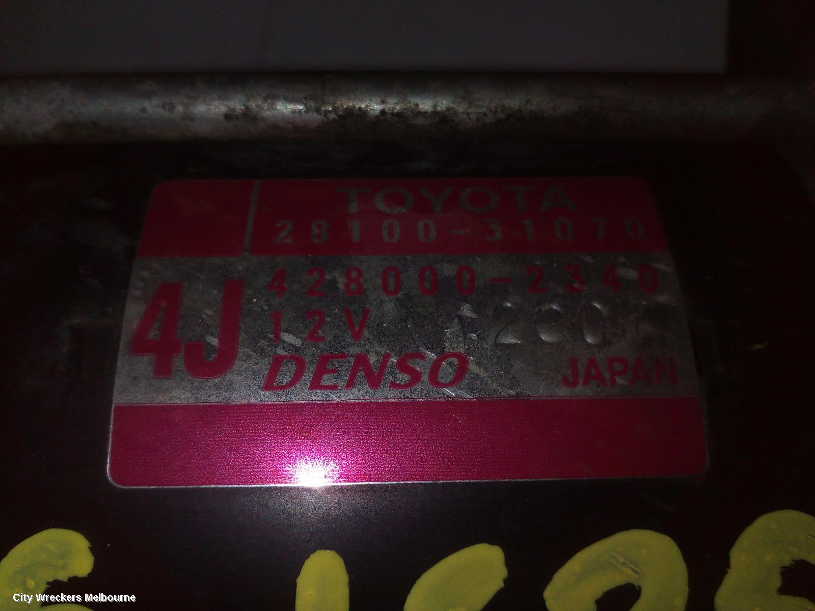 LEXUS IS250/IS250C STARTER, IS250/IS250C, 2.5, 4GR, GSE20R, 11/2005 - 12/2014