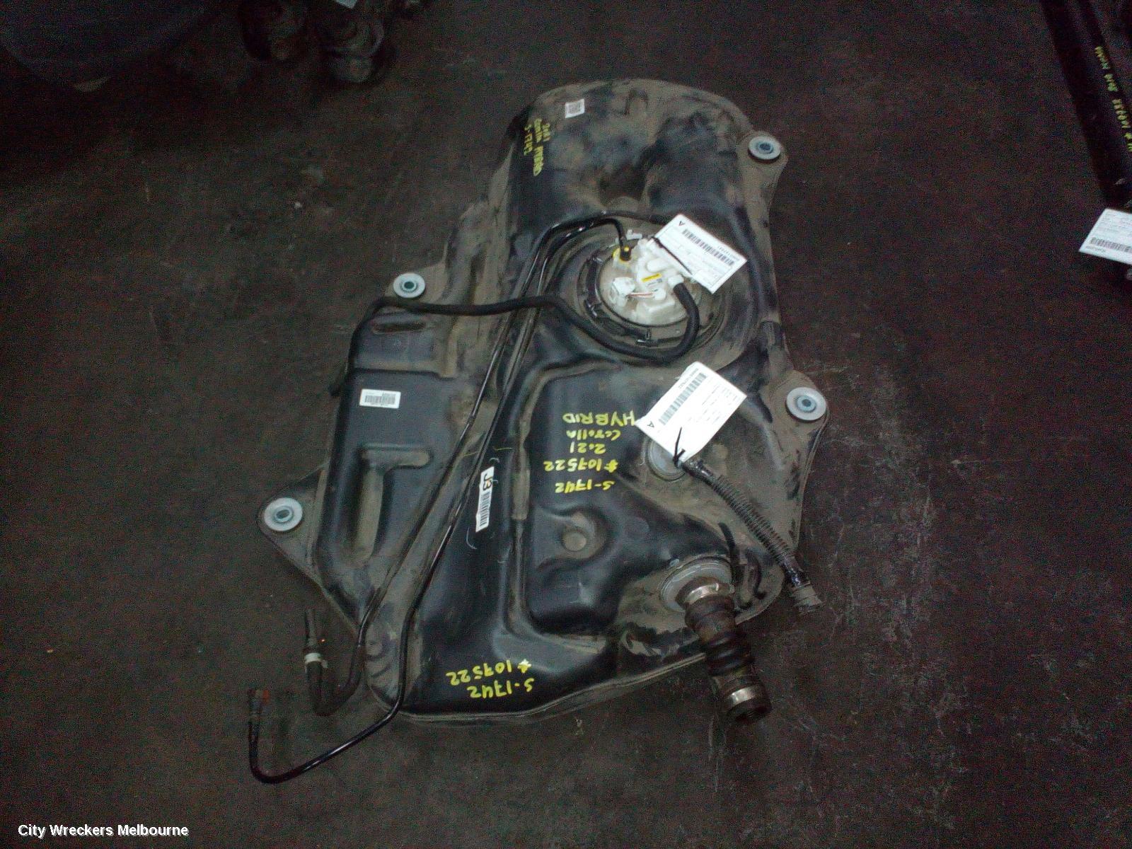 TOYOTA COROLLA FUEL TANK, ZWE211R, PETROL, HYBRID, 07/2018 ONWARDS