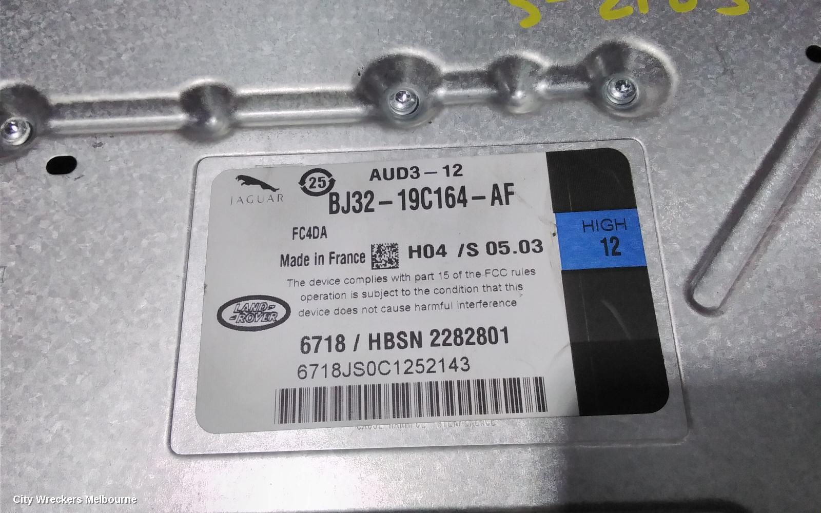 LAND ROVER DISCOVERY RADIO/CD/DVD/SAT/TV, AMPLIFIER, 4, 10/2009 - 12/2016