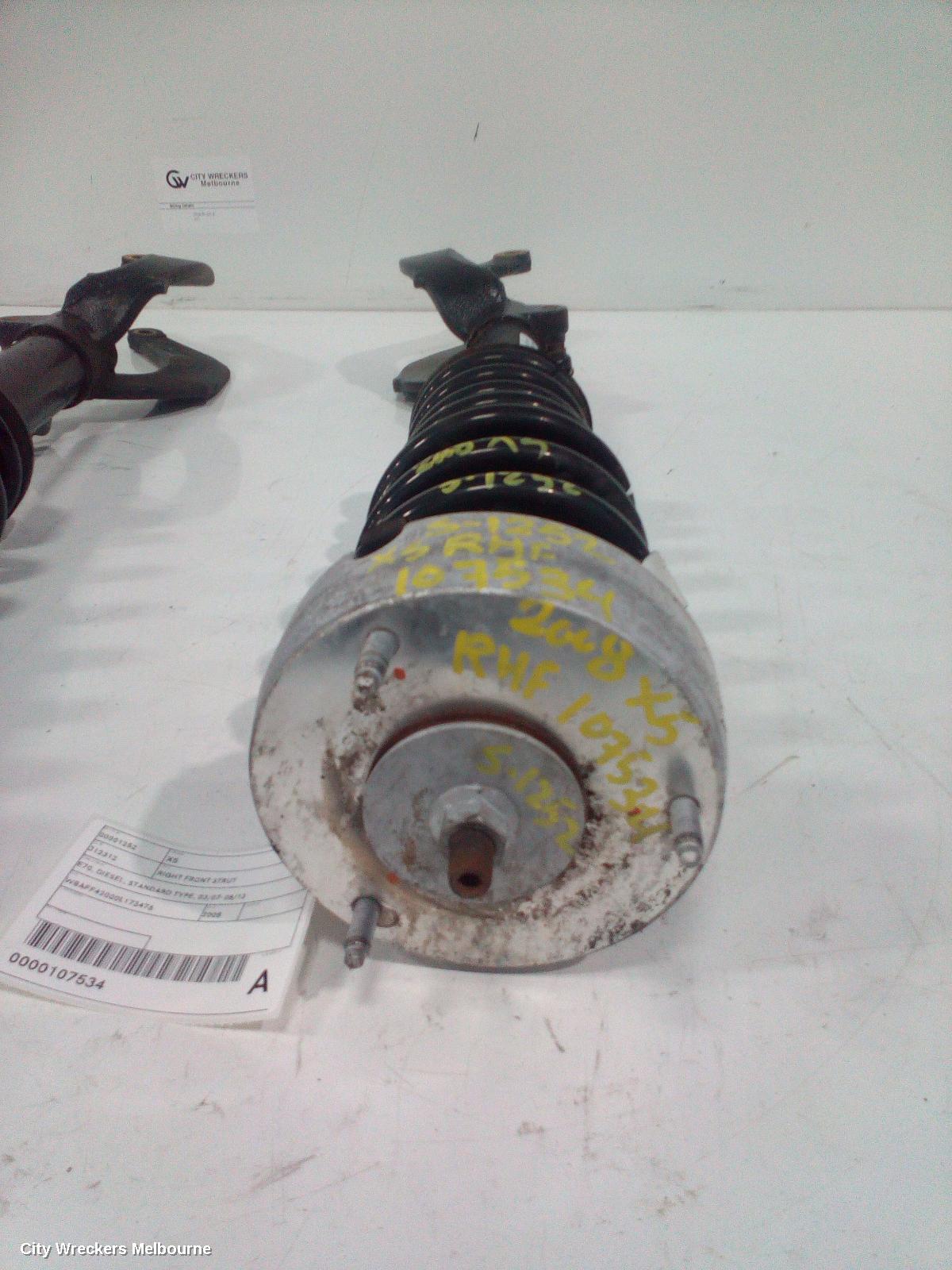 BMW X5 RIGHT FRONT STRUT, E70, DIESEL, STANDARD TYPE, 03/2007 - 08/2013