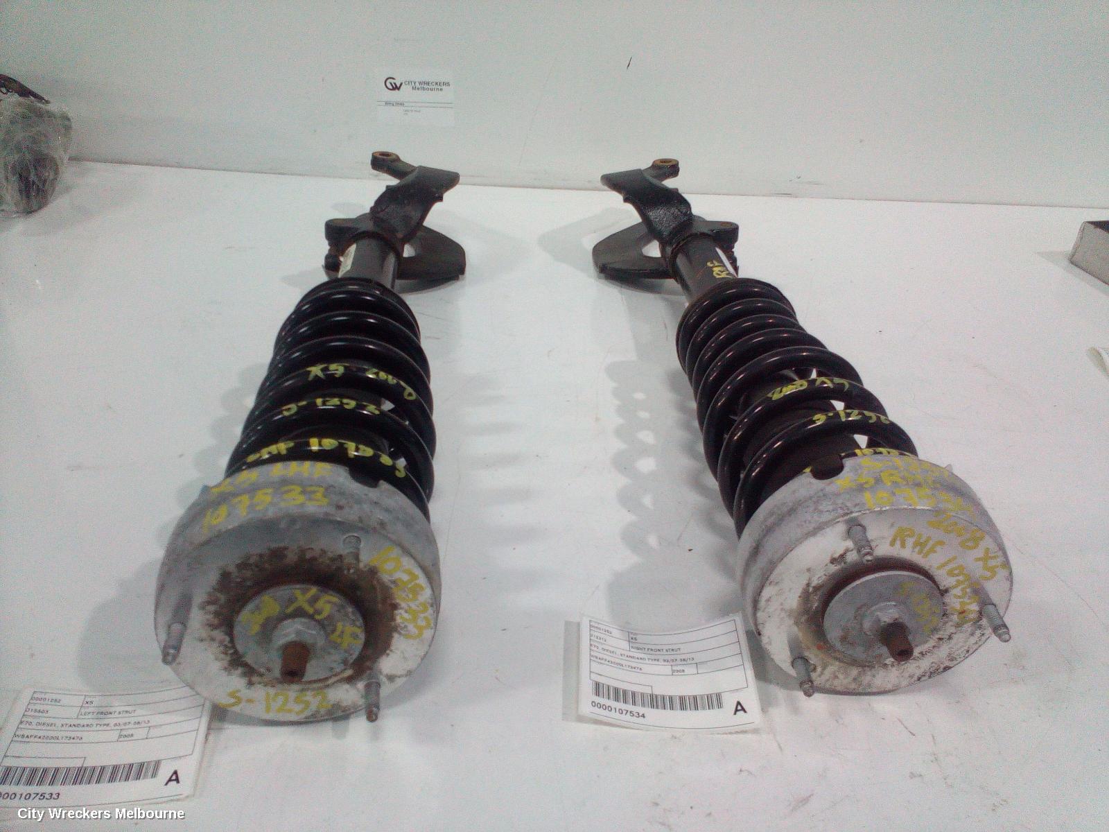 BMW X5 RIGHT FRONT STRUT, E70, DIESEL, STANDARD TYPE, 03/2007 - 08/2013