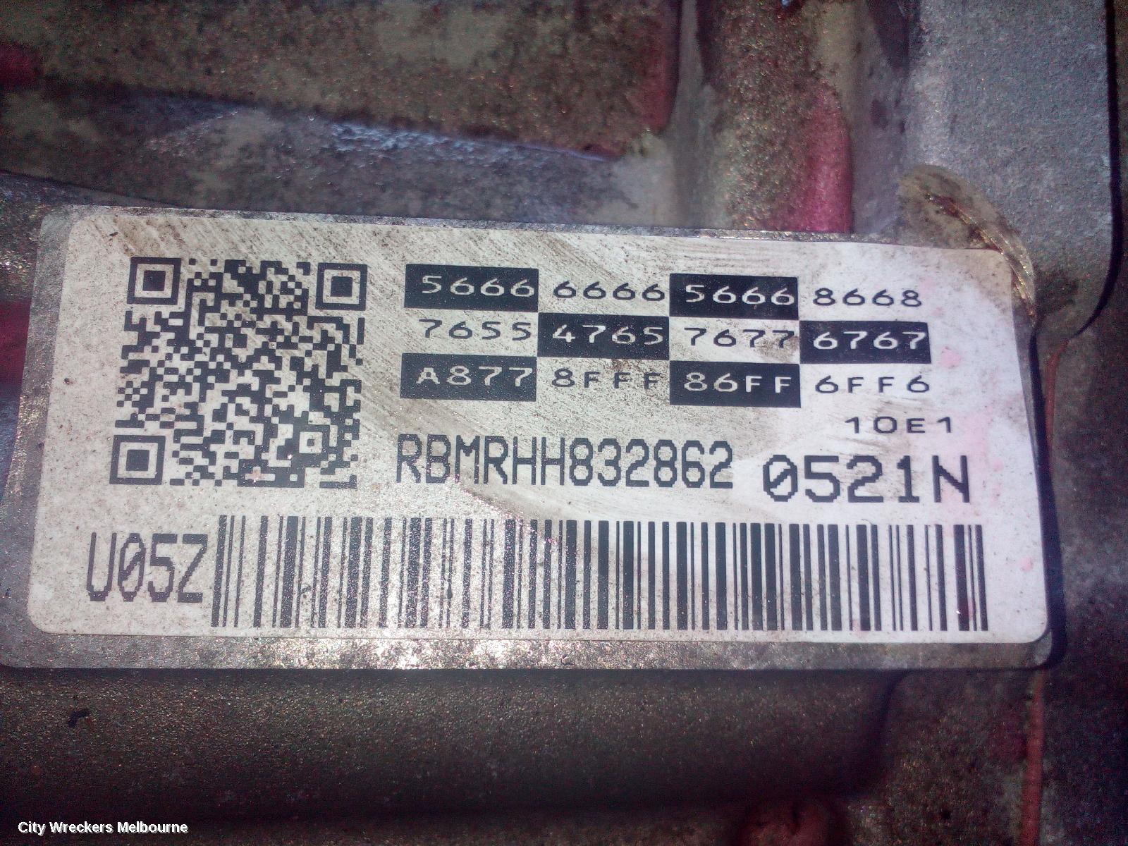 KIA CERATO TRANS/GEARBOX, AUTO, 6 SPEED, PETROL, 2.0, G4NA, BD, 04/2018 ONWARDS