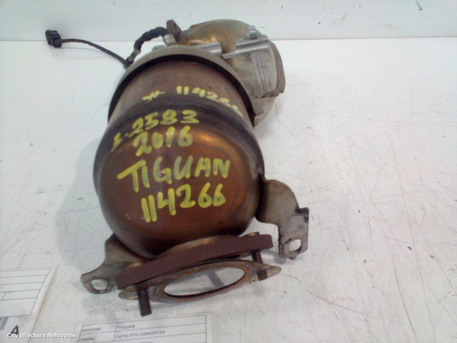 VOLKSWAGEN TIGUAN CATALYTIC CONVERTER, CATALYTIC CONVERTER, 1.4, PETROL, CAVD/CTHA/CAVA/CTHD CODE, 5N, 07/2011 - 08/2016