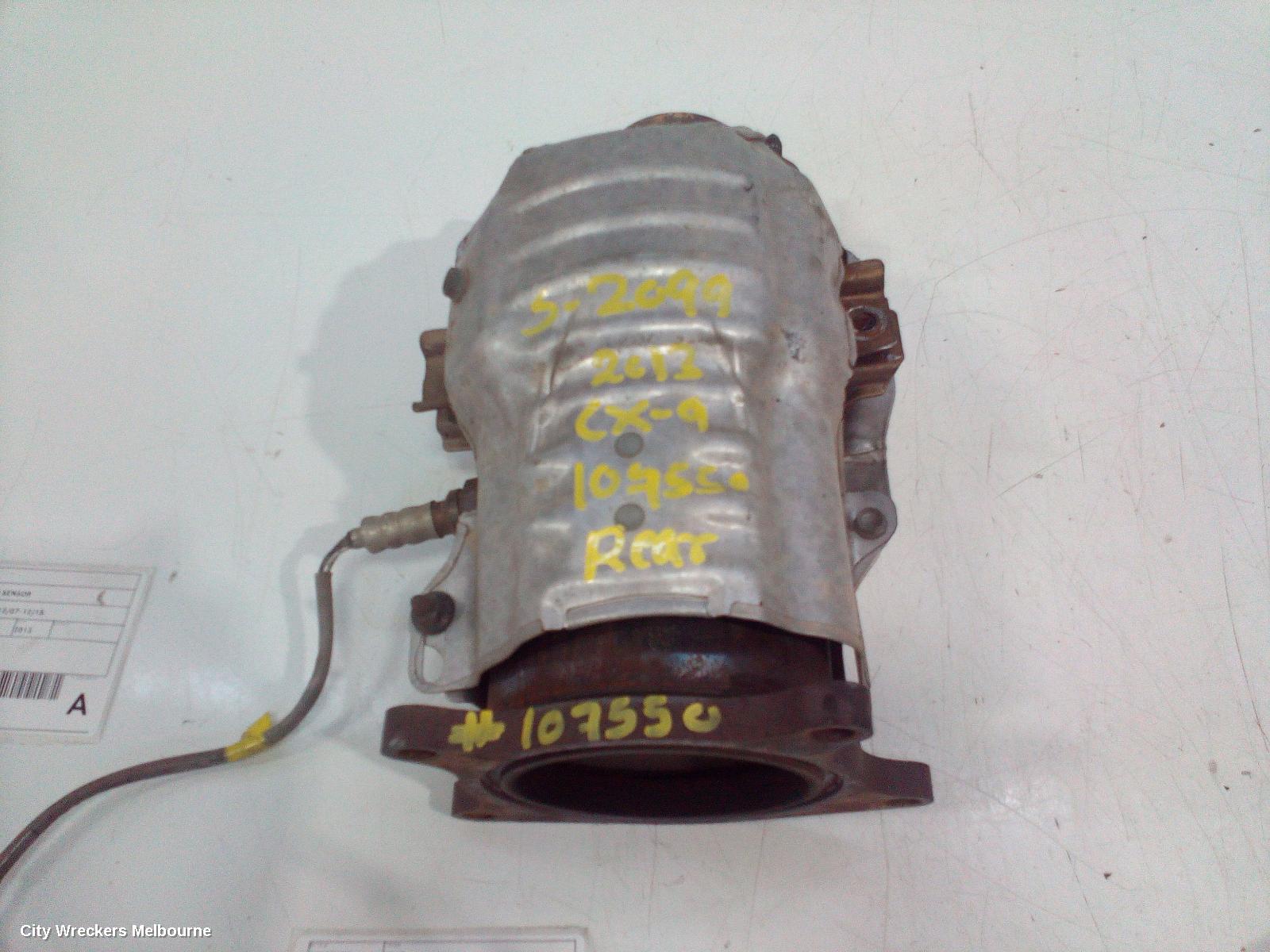MAZDA CX9 CATALYTIC CONVERTER, BOLT ON CAT TYPE (TO MANIFOLD), 3.7, PETROL, REAR, TB, 12/2007 - 12/2015