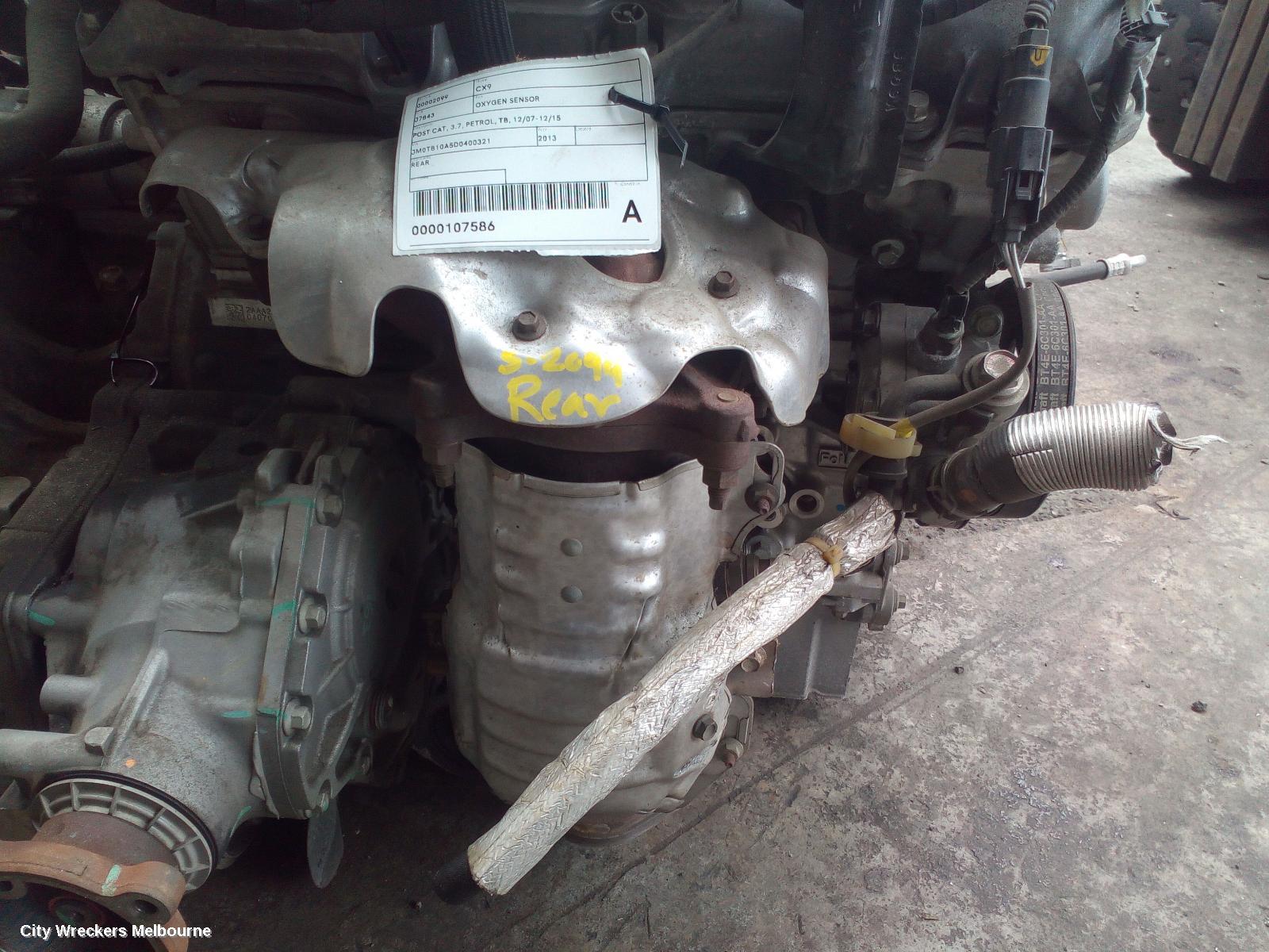 MAZDA CX9 CATALYTIC CONVERTER, BOLT ON CAT TYPE (TO MANIFOLD), 3.7, PETROL, REAR, TB, 12/2007 - 12/2015