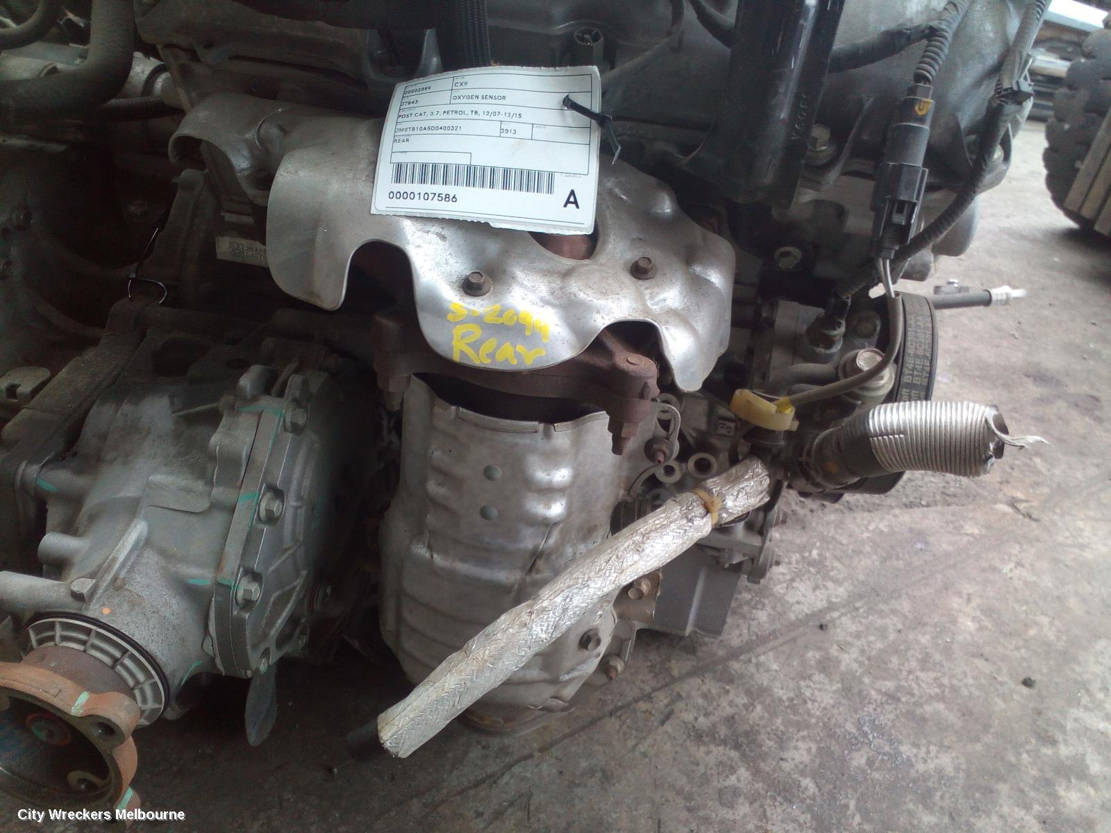MAZDA CX9 CATALYTIC CONVERTER, BOLT ON CAT TYPE (TO MANIFOLD), 3.7, PETROL, REAR, TB, 12/2007 - 12/2015
