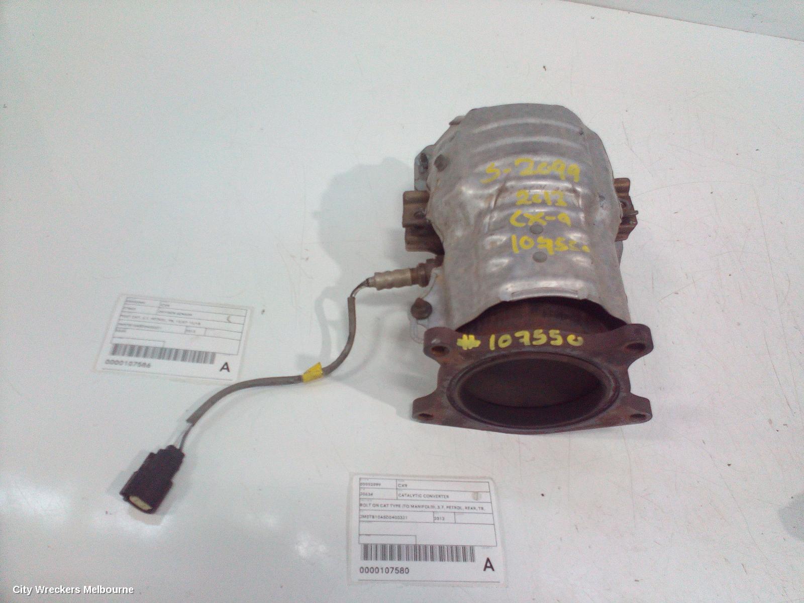 MAZDA CX9 OXYGEN SENSOR, POST CAT, 3.7, PETROL, TB, 12/2007 - 12/2015