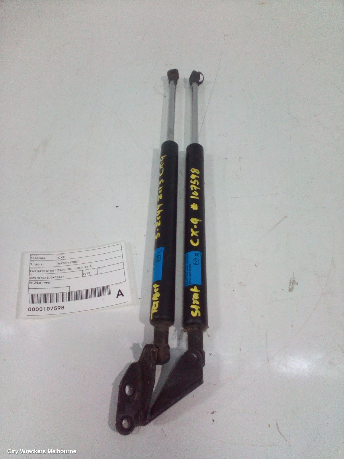 MAZDA CX9 HATCH STRUT, TAILGATE STRUT (PAIR), TB, 12/2007 - 12/2015