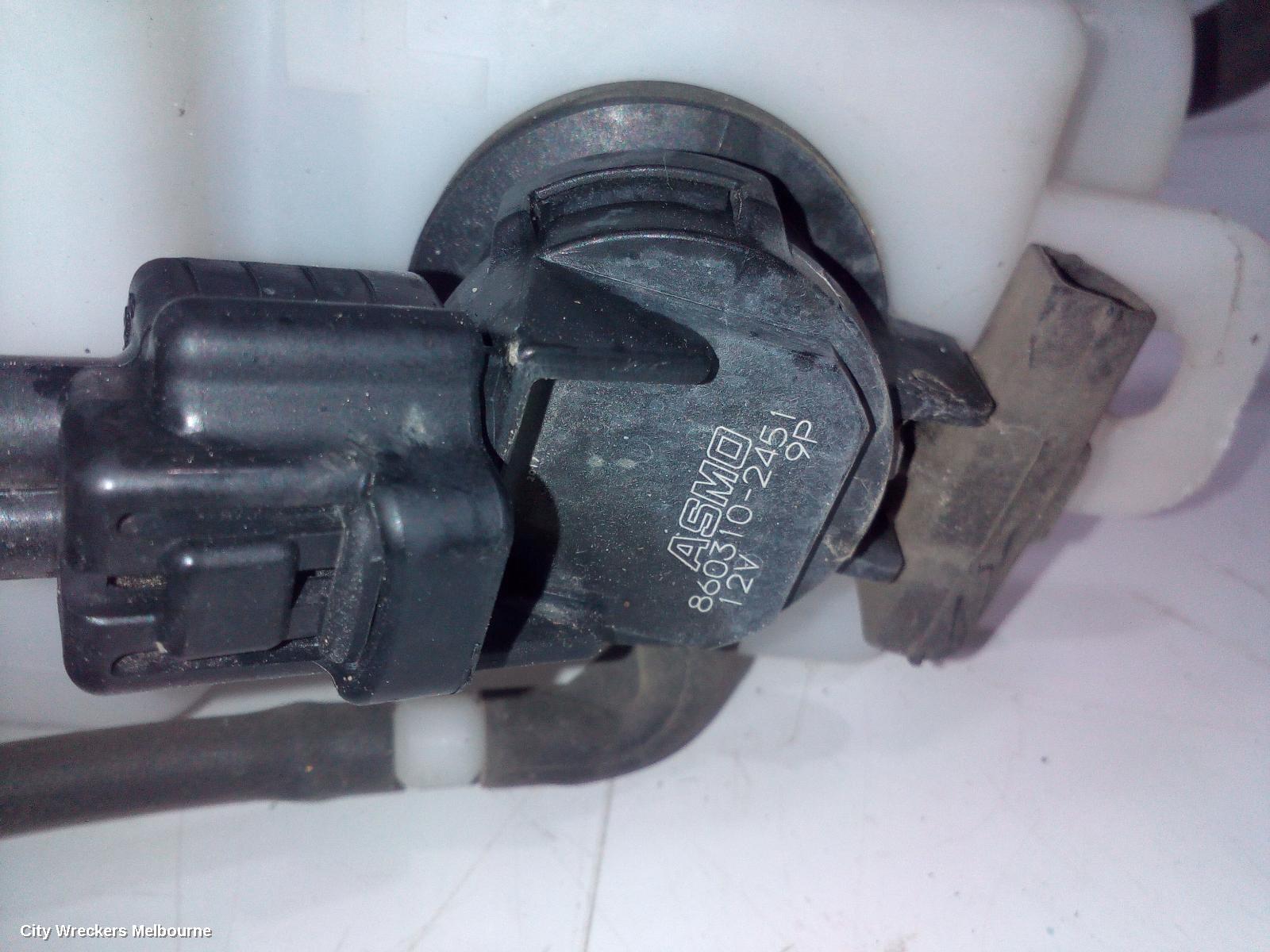 MAZDA CX9 WASHER BOTTLE, TB, W/ H/LAMP WASHER TYPE, 10/2012 - 12/2015