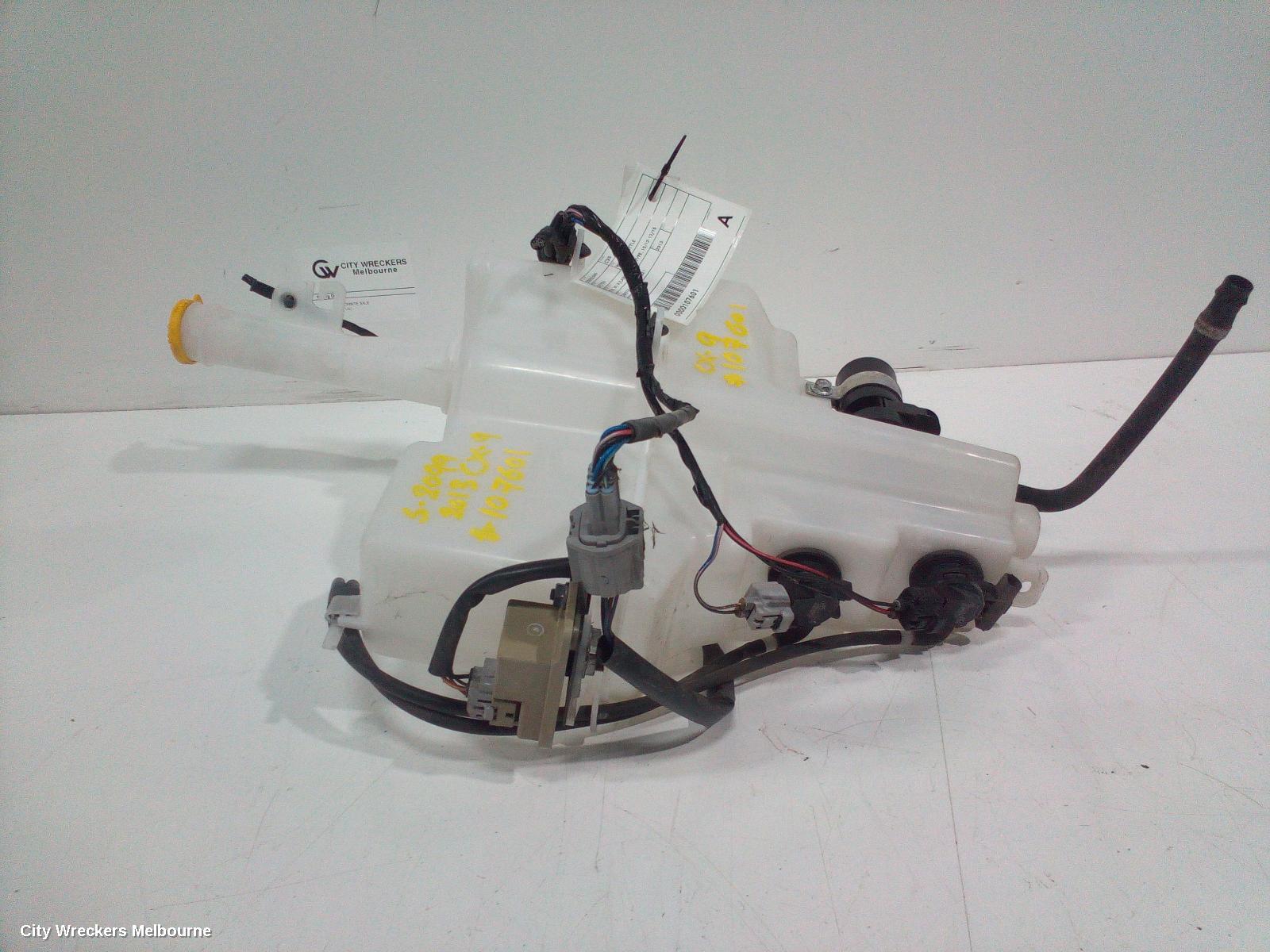 MAZDA CX9 WASHER BOTTLE, TB, W/ H/LAMP WASHER TYPE, 10/2012 - 12/2015