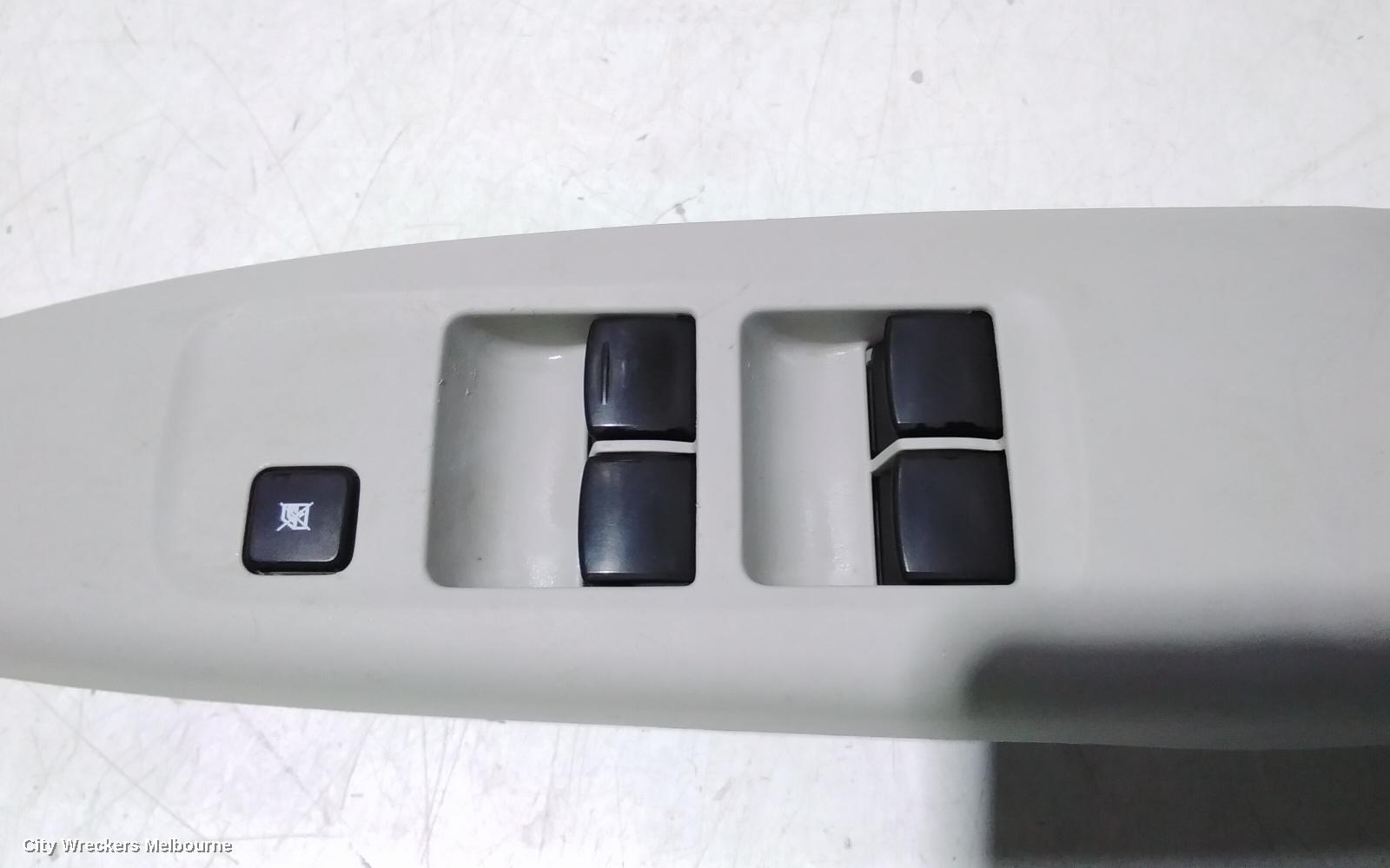 MITSUBISHI MIRAGE PWR DR WIND SWITCH, RH FRONT (MASTER SWITCH), LA-LB, HATCH, 12/2012 ONWARDS