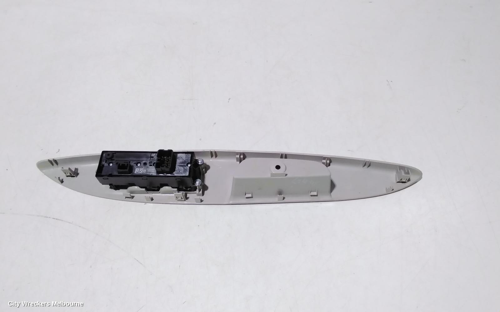 MITSUBISHI MIRAGE PWR DR WIND SWITCH, RH FRONT (MASTER SWITCH), LA-LB, HATCH, 12/2012 ONWARDS