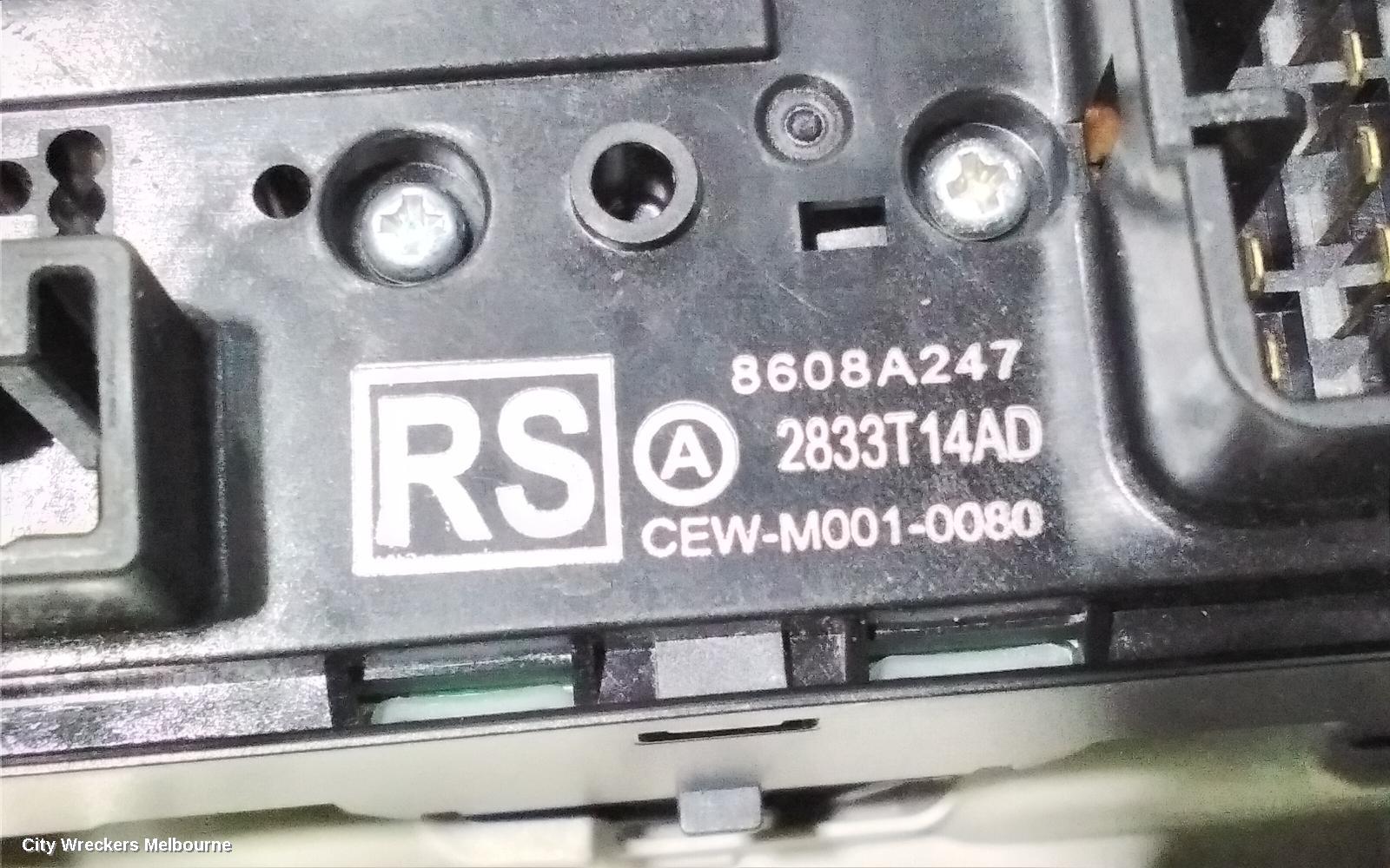 MITSUBISHI MIRAGE PWR DR WIND SWITCH, RH FRONT (MASTER SWITCH), LA-LB, HATCH, 12/2012 ONWARDS