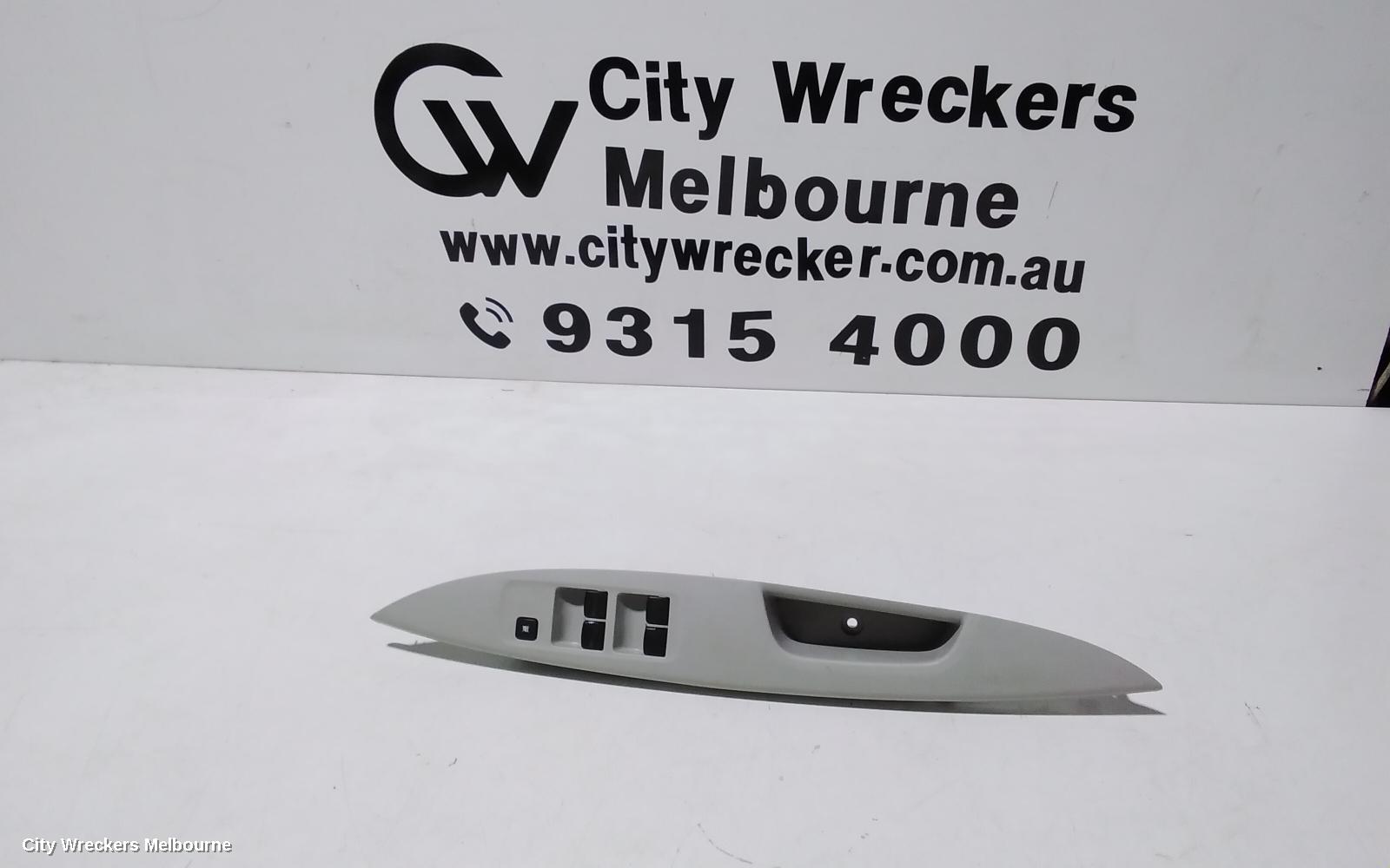 MITSUBISHI MIRAGE PWR DR WIND SWITCH, RH FRONT (MASTER SWITCH), LA-LB, HATCH, 12/2012 ONWARDS
