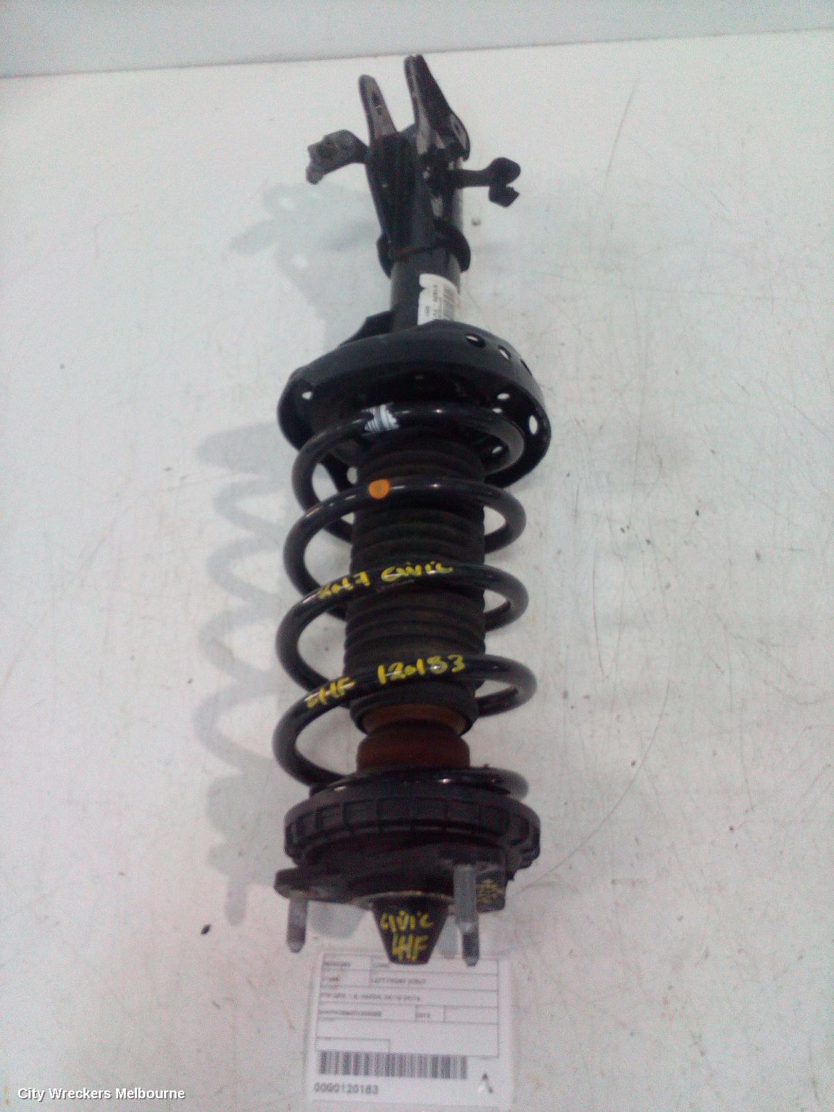 HONDA CIVIC LEFT FRONT STRUT, 9TH GEN, 1.8, HATCH, 04/2015 - 04/2016