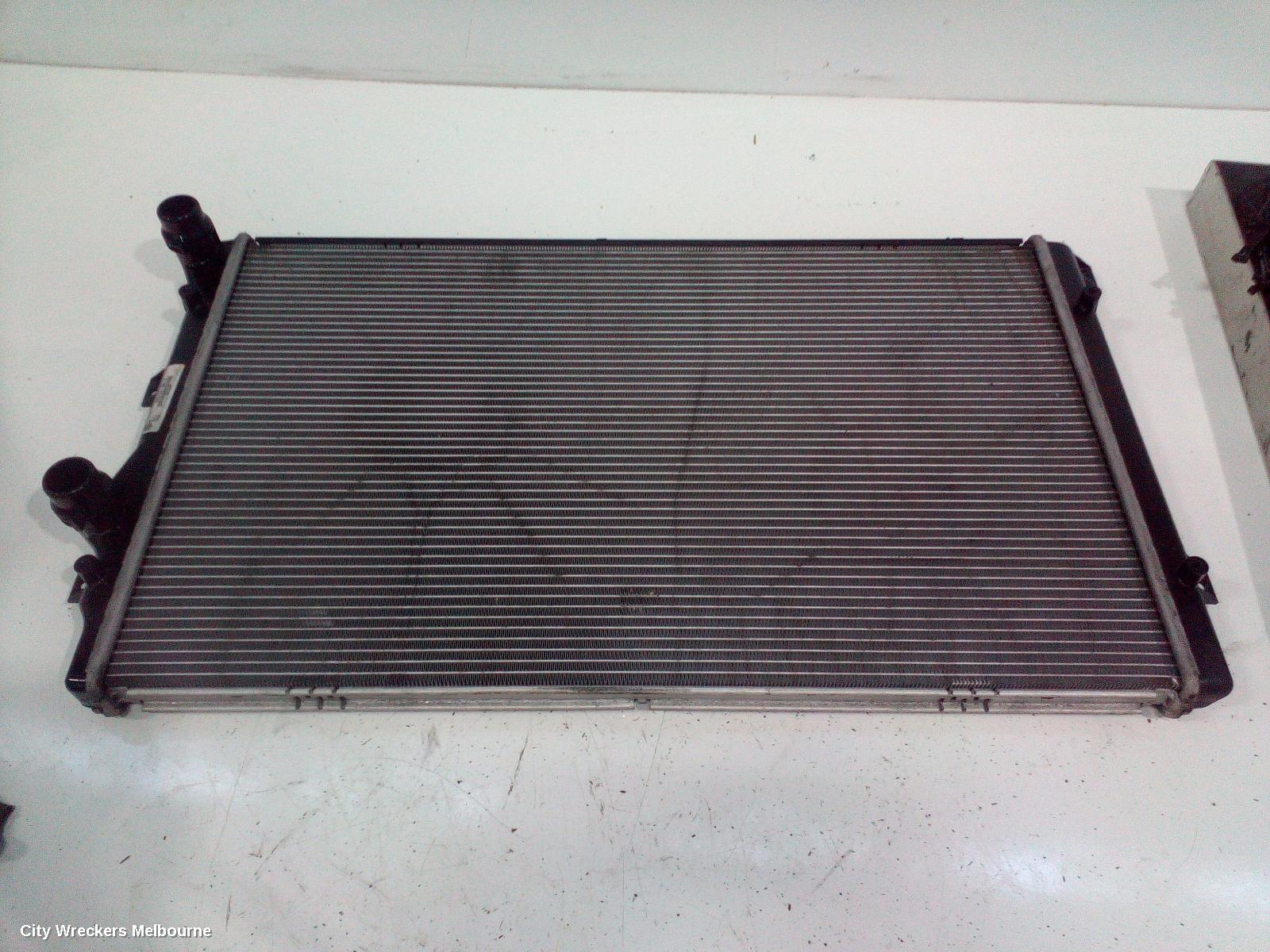 VOLKSWAGEN GOLF RADIATOR, PRIMARY RADIATOR (CLOSEST TO ENGINE), AUTO/MANUAL, 1.4, PETROL, CAVD CODE, GEN 6, 10/2008 - 01/2016
