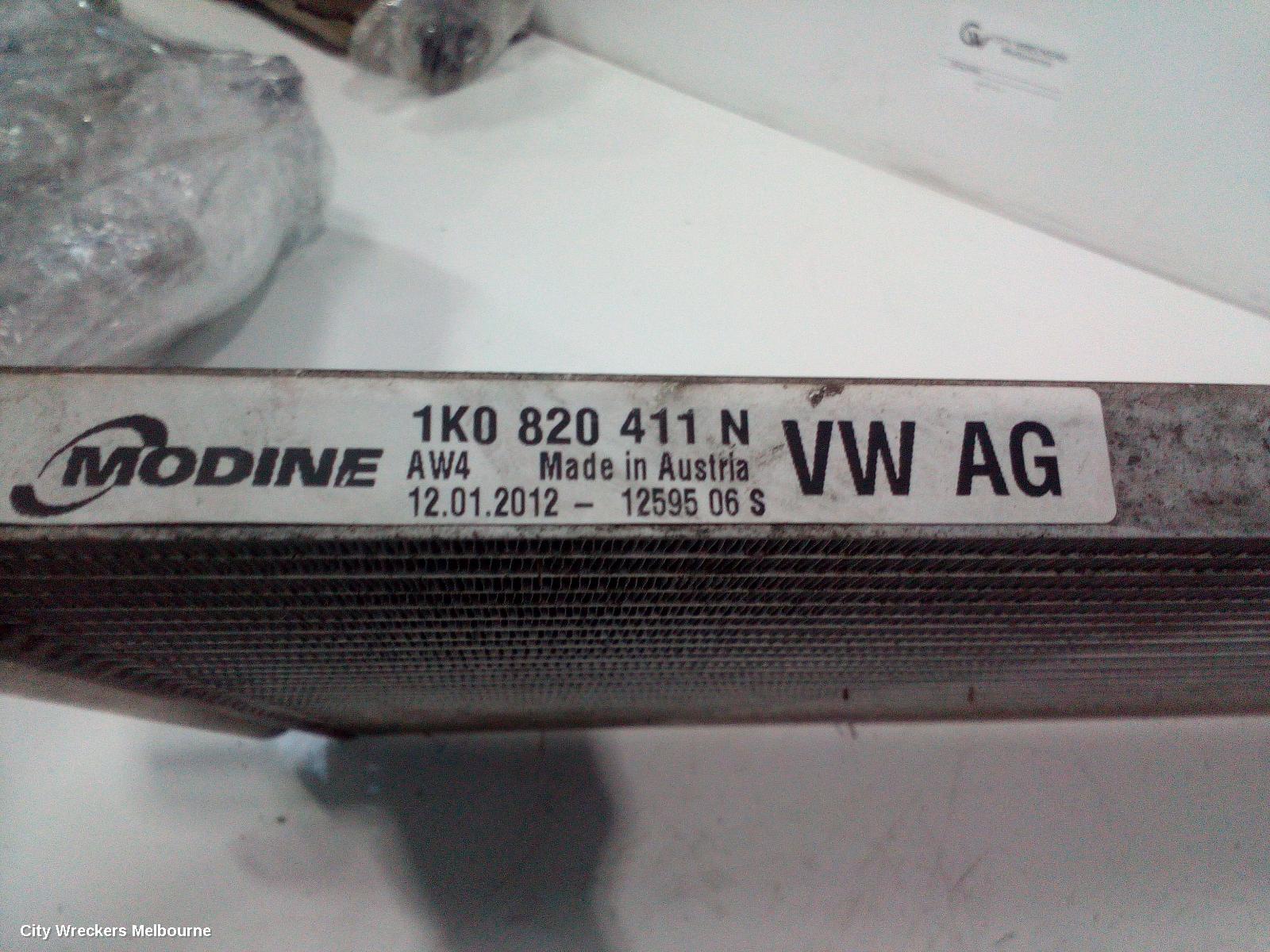 VOLKSWAGEN GOLF A/C CONDENSER, GEN 6, 10/2008 - 01/2016