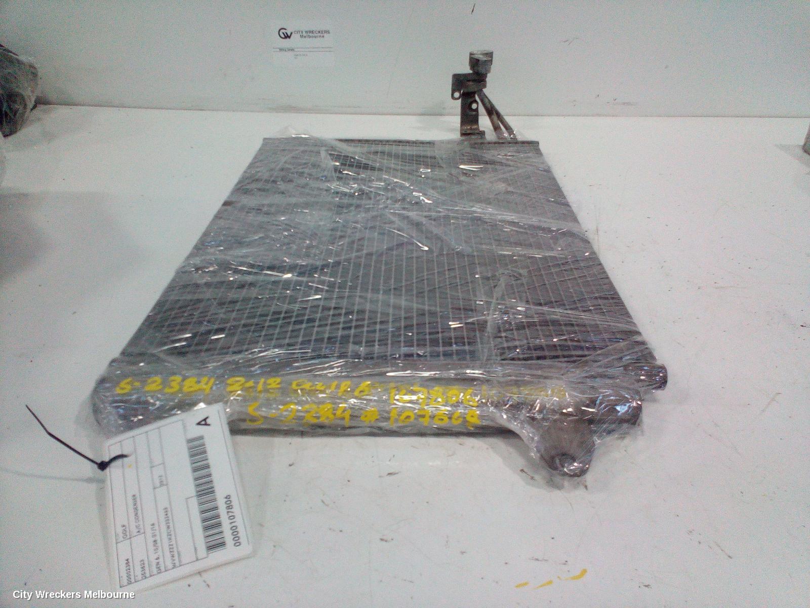VOLKSWAGEN GOLF A/C CONDENSER, GEN 6, 10/2008 - 01/2016