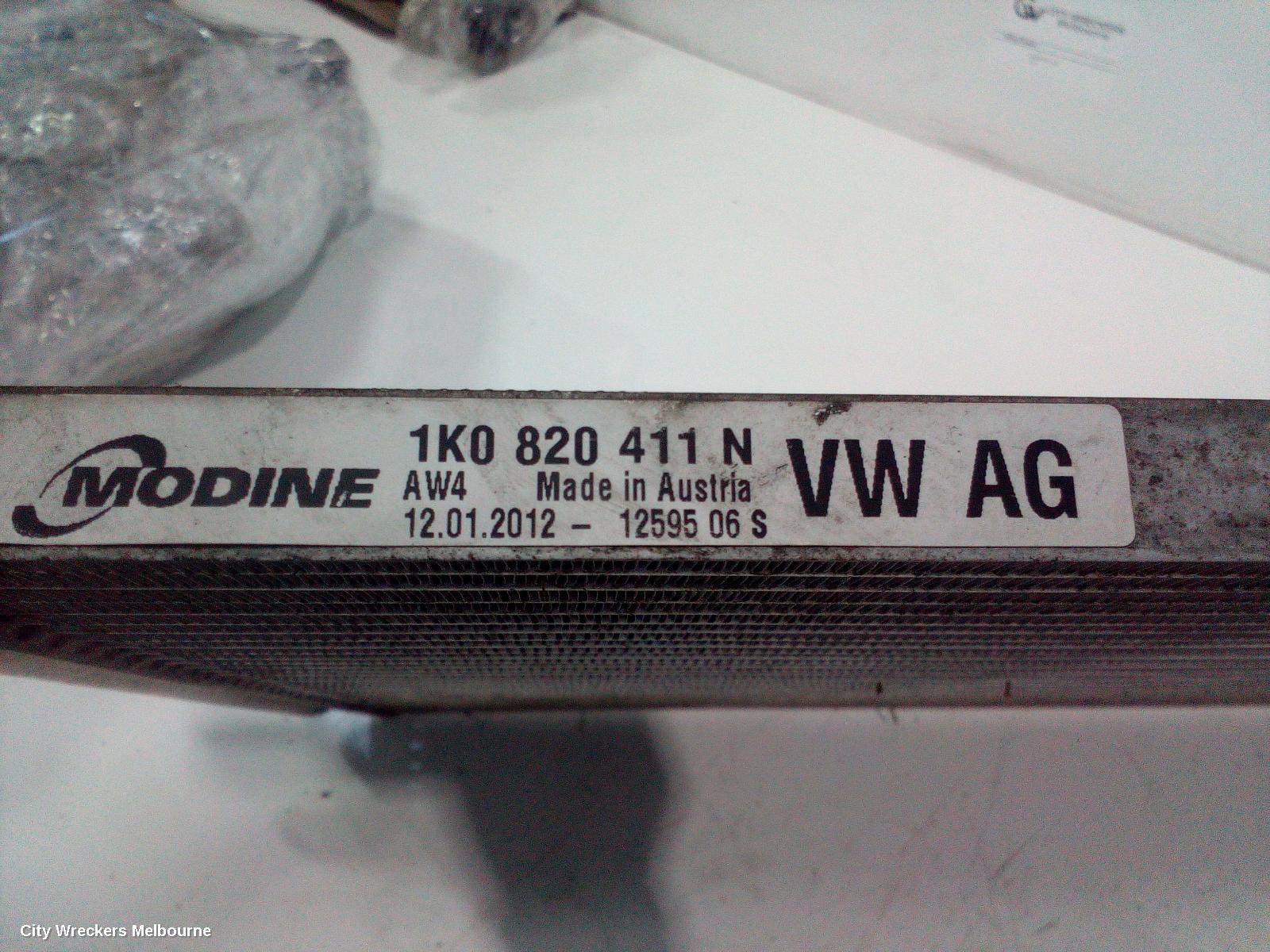 VOLKSWAGEN GOLF A/C CONDENSER, GEN 6, 10/2008 - 01/2016