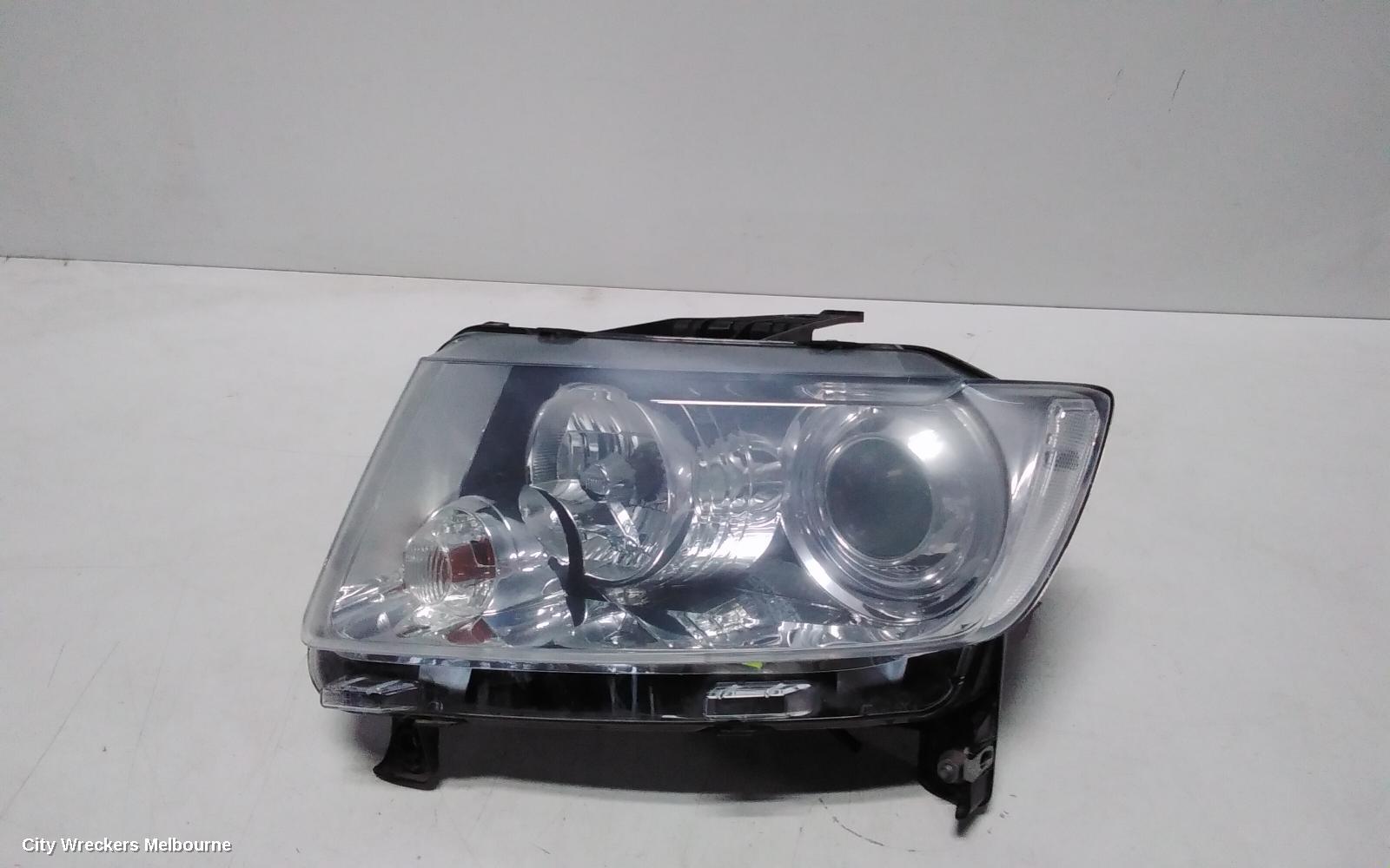 JEEP COMPASS LEFT HEADLAMP, MK, QUAD REFLECTOR TYPE, 07/2011 - 06/2013