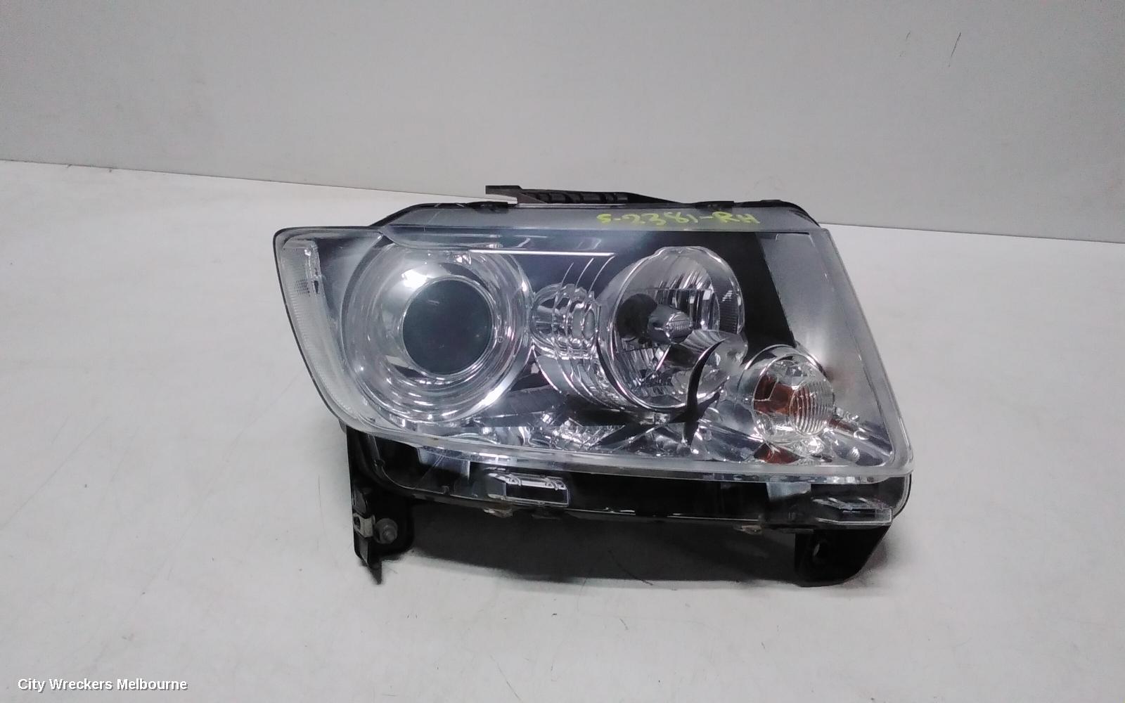 JEEP COMPASS RIGHT HEADLAMP, MK, QUAD REFLECTOR TYPE, 07/2011 - 06/2013